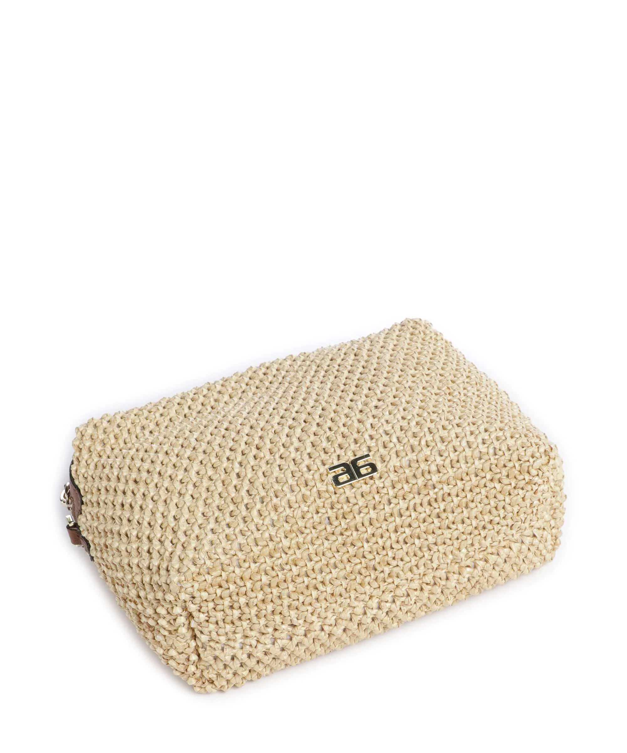 Abro Maglia Raffia Kaia Torba przez ramię natural/nut - Image 5
