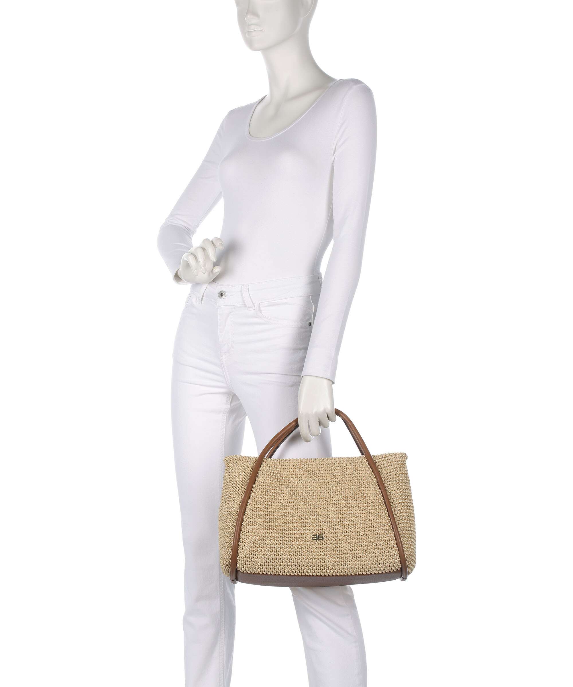 Abro Maglia Raffia Willow Torebka natural - Image 3