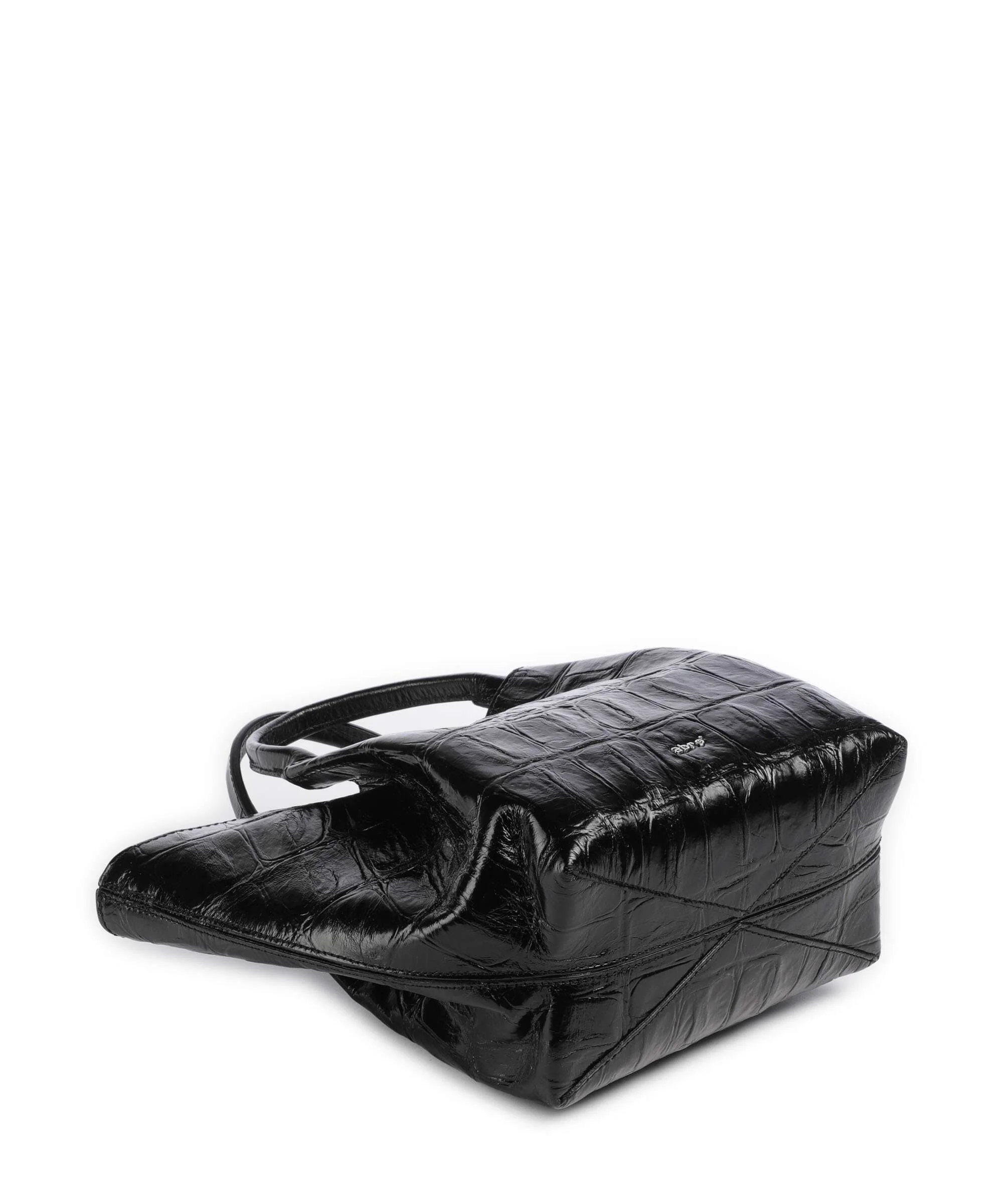 Abro Maxi Cocco Essential Small Torebka black/nickel - Image 5