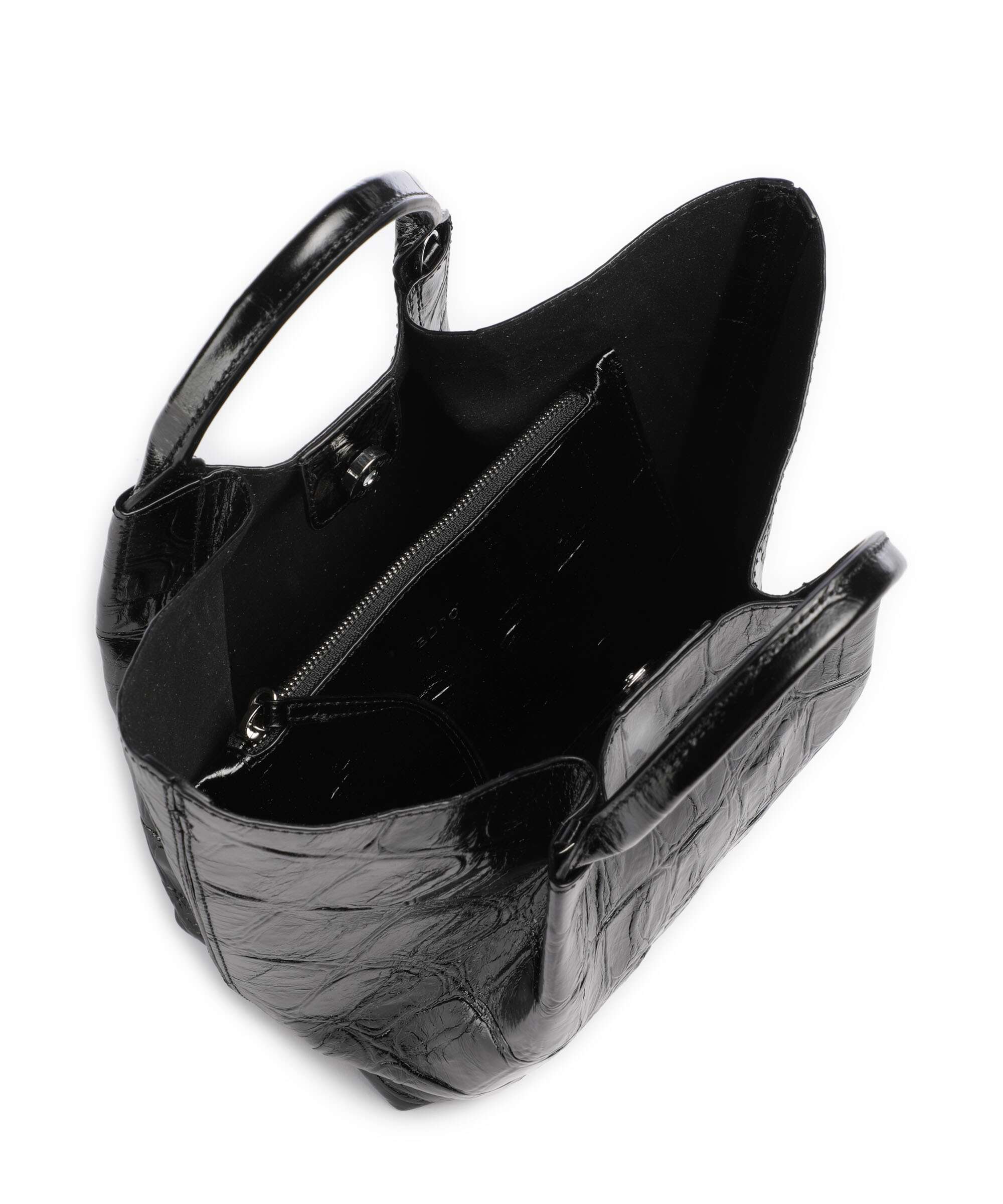 Abro Maxi Cocco Essential Small Torebka black/nickel - Image 6