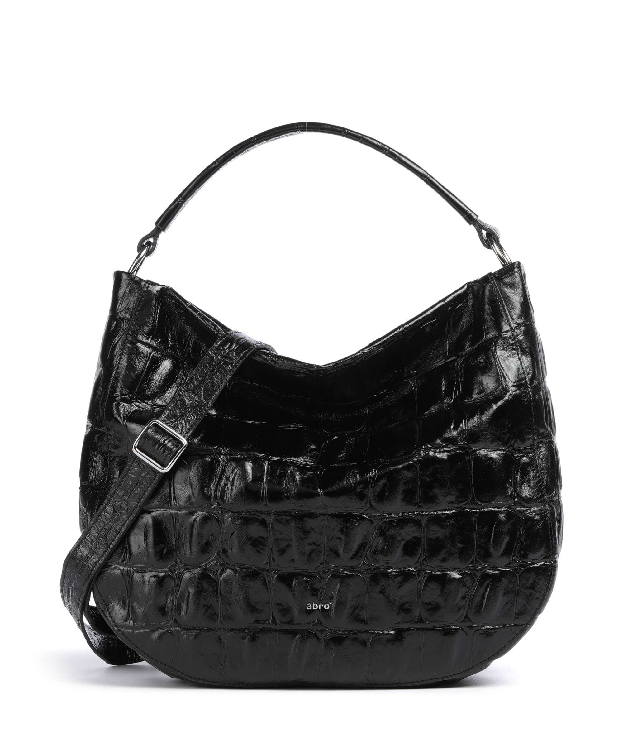 Abro Maxi Cocco Mia Torebka worek black/nickel