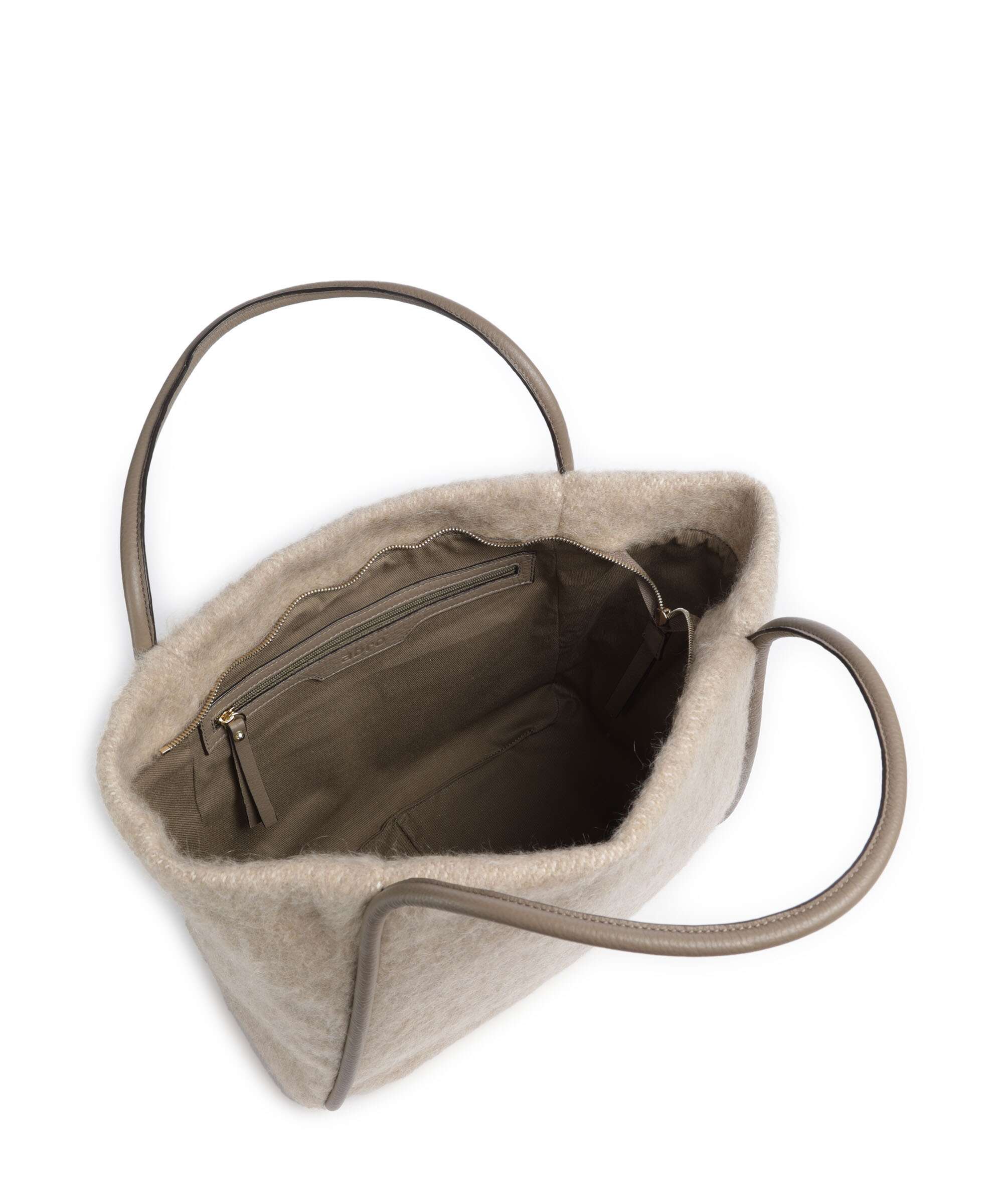 Abro Mohair Willow Torba na zakupy tope - Image 5