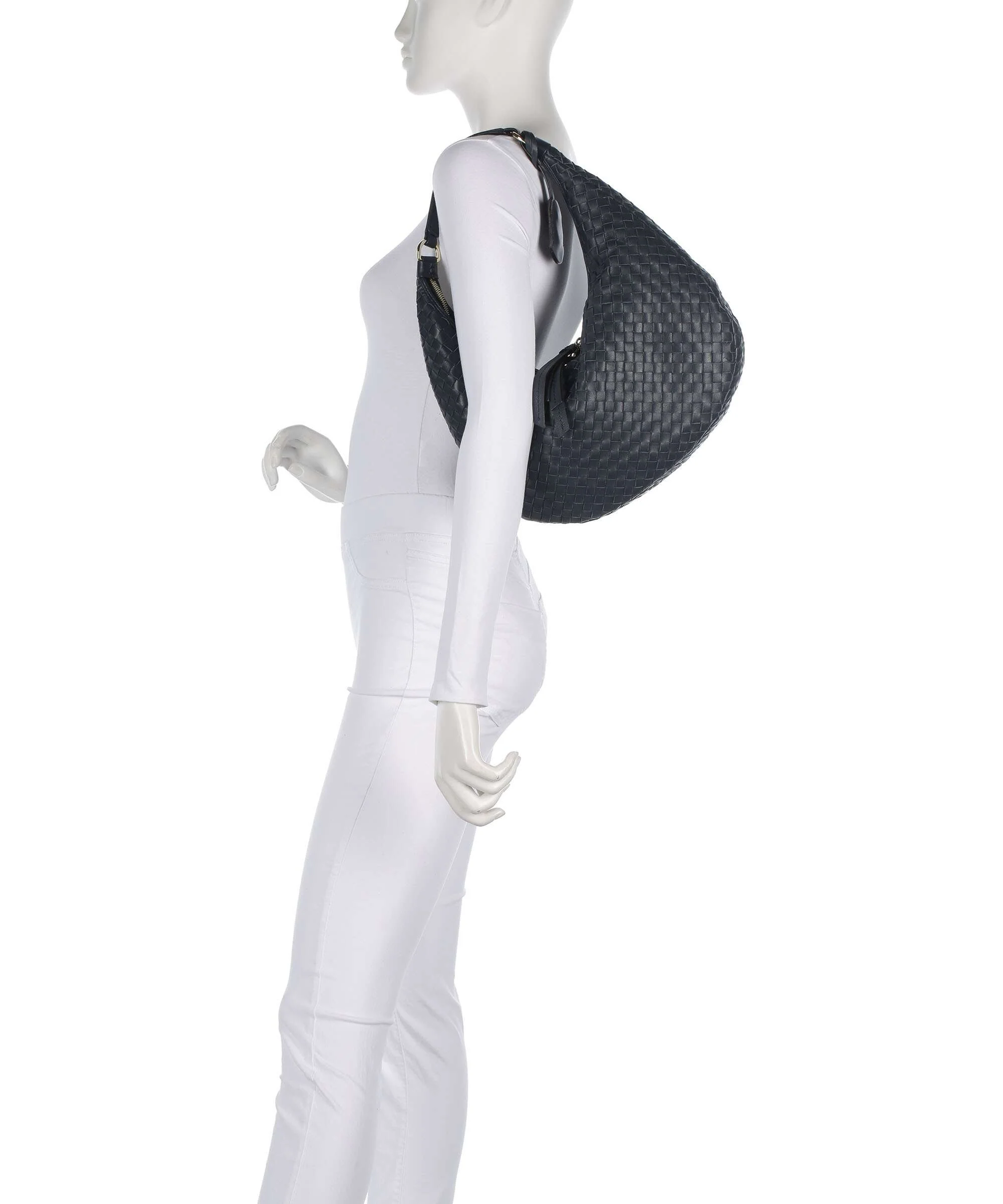 Abro Piuma Nana Small Torebka worek navy - Image 3