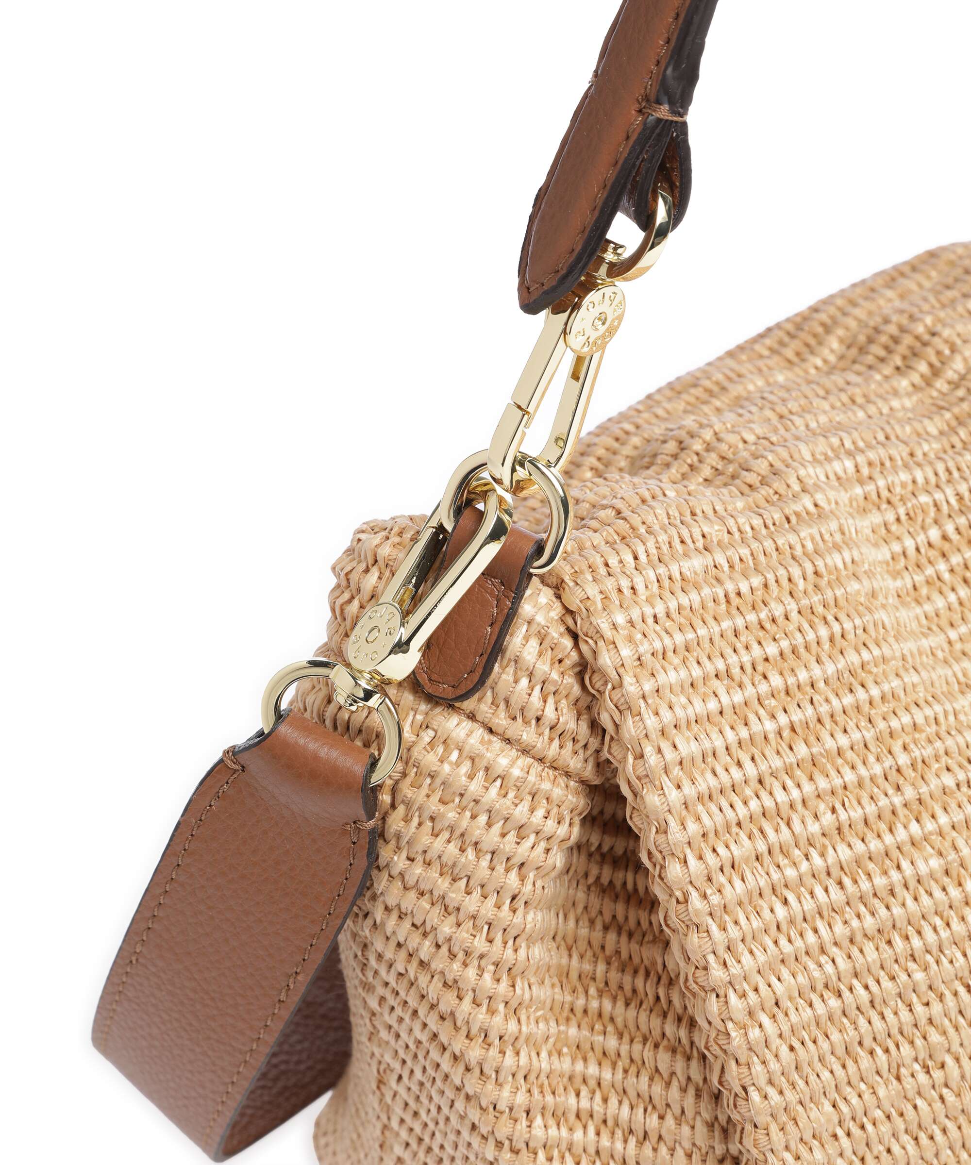 Abro Raffia Classica Temi Large Torba na ramię natural - Image 4