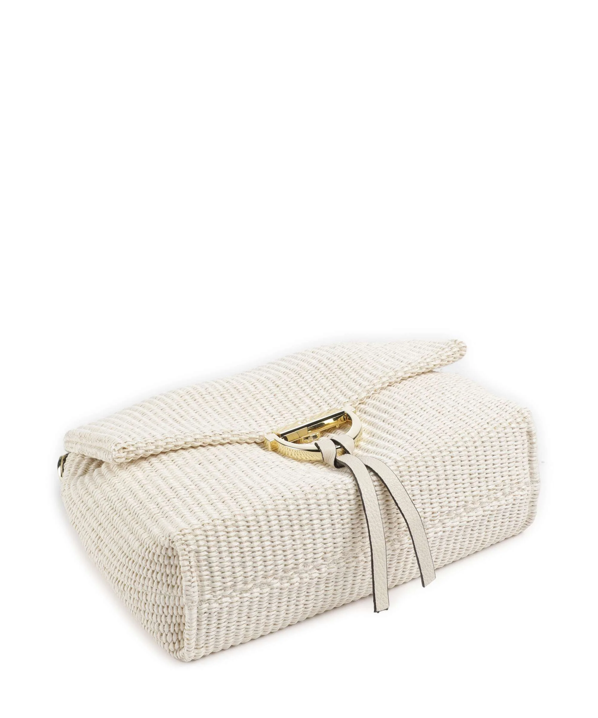 Abro Raffia Classica Temi Medium Torba na ramię beige - Image 5