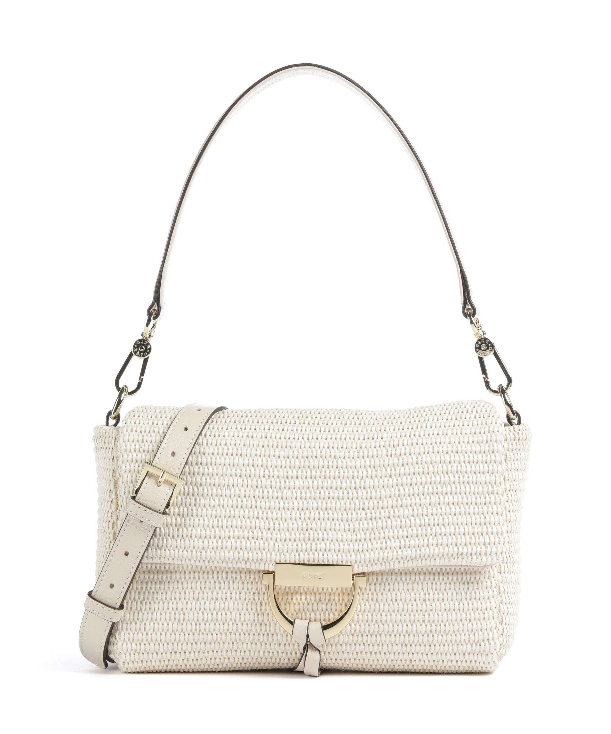 Abro Raffia Classica Temi Torba na ramię beige