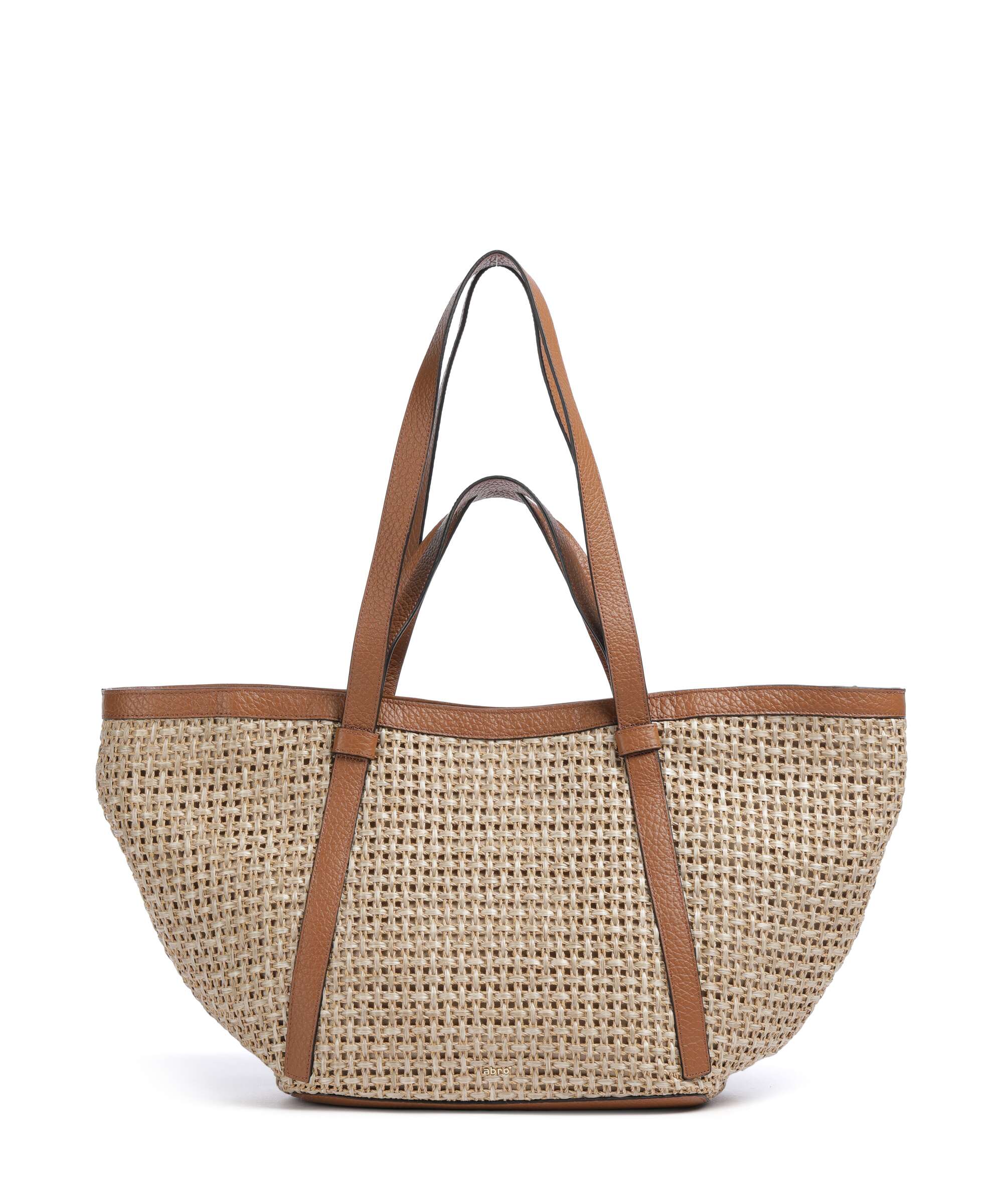 Abro Raffia Cordino Cosmo Large Torba na zakupy caramel/cognac