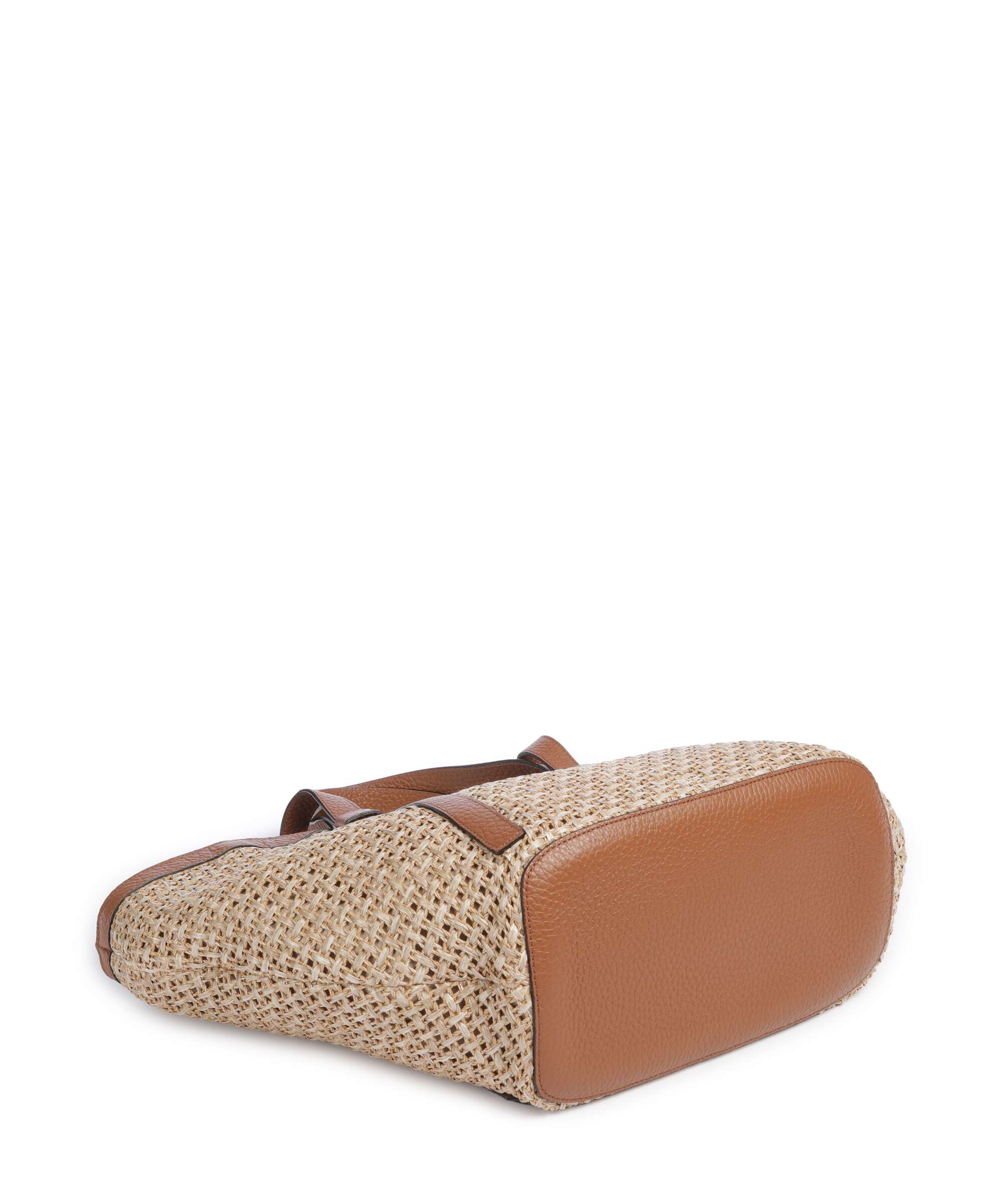 Abro Raffia Cordino Cosmo Large Torba na zakupy caramel/cognac - Image 4