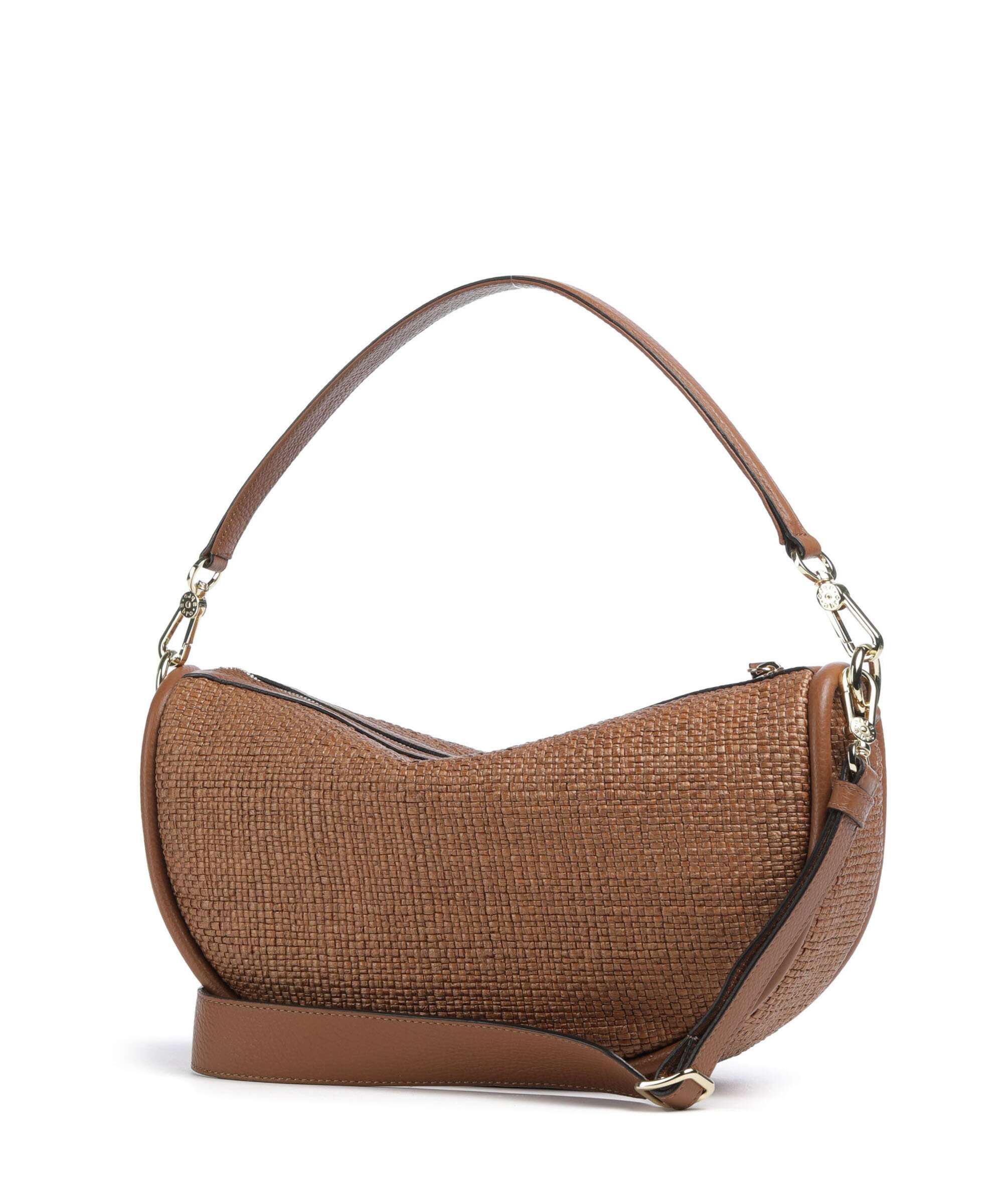 Abro Raffia Intreccio Willow Torebka worek caramel/cognac - Image 2