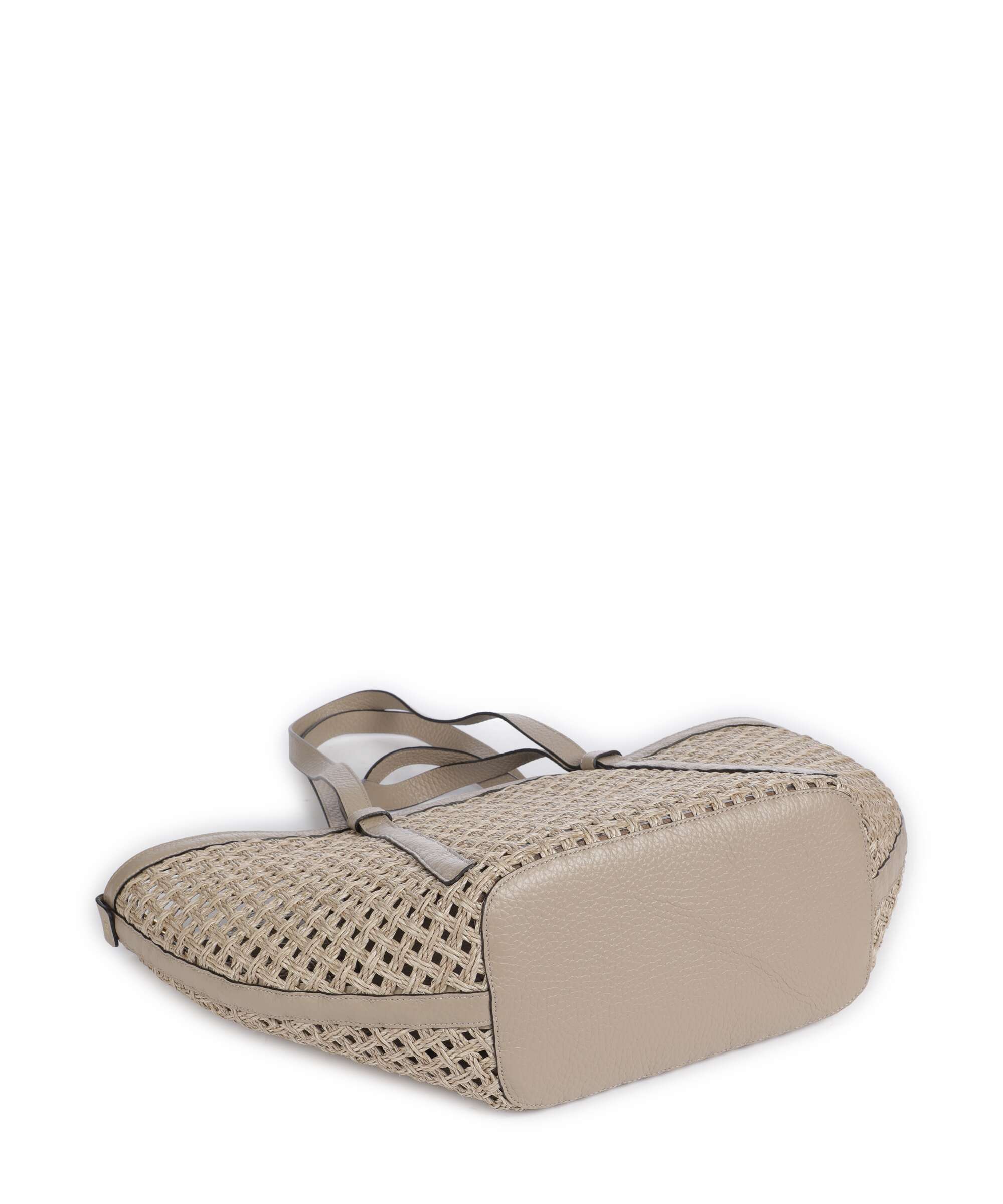 Abro Raffia Net Cosmo Large Torba na zakupy sahara - Image 6