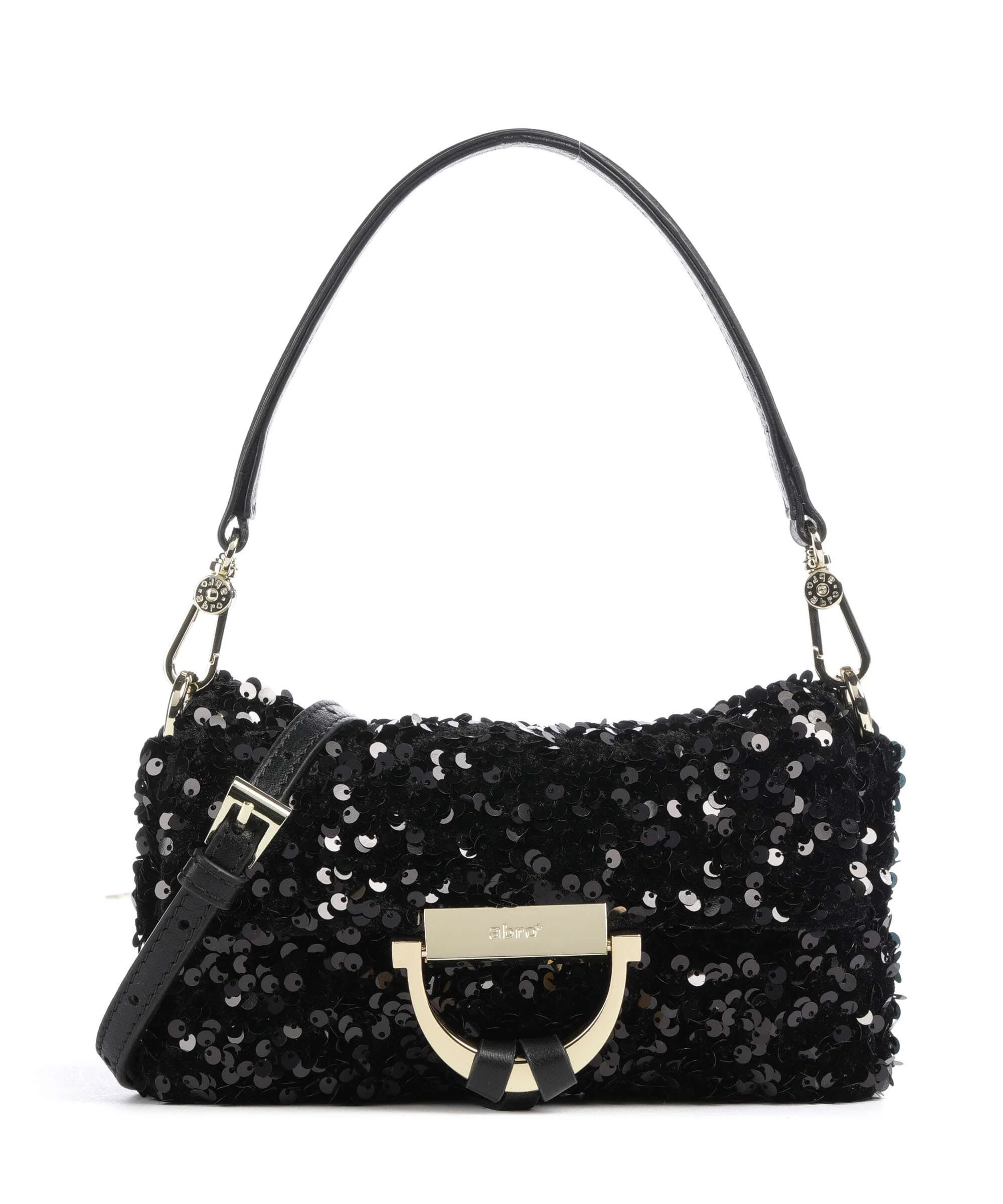 Abro Sequins Temi Torba na ramię black/gold