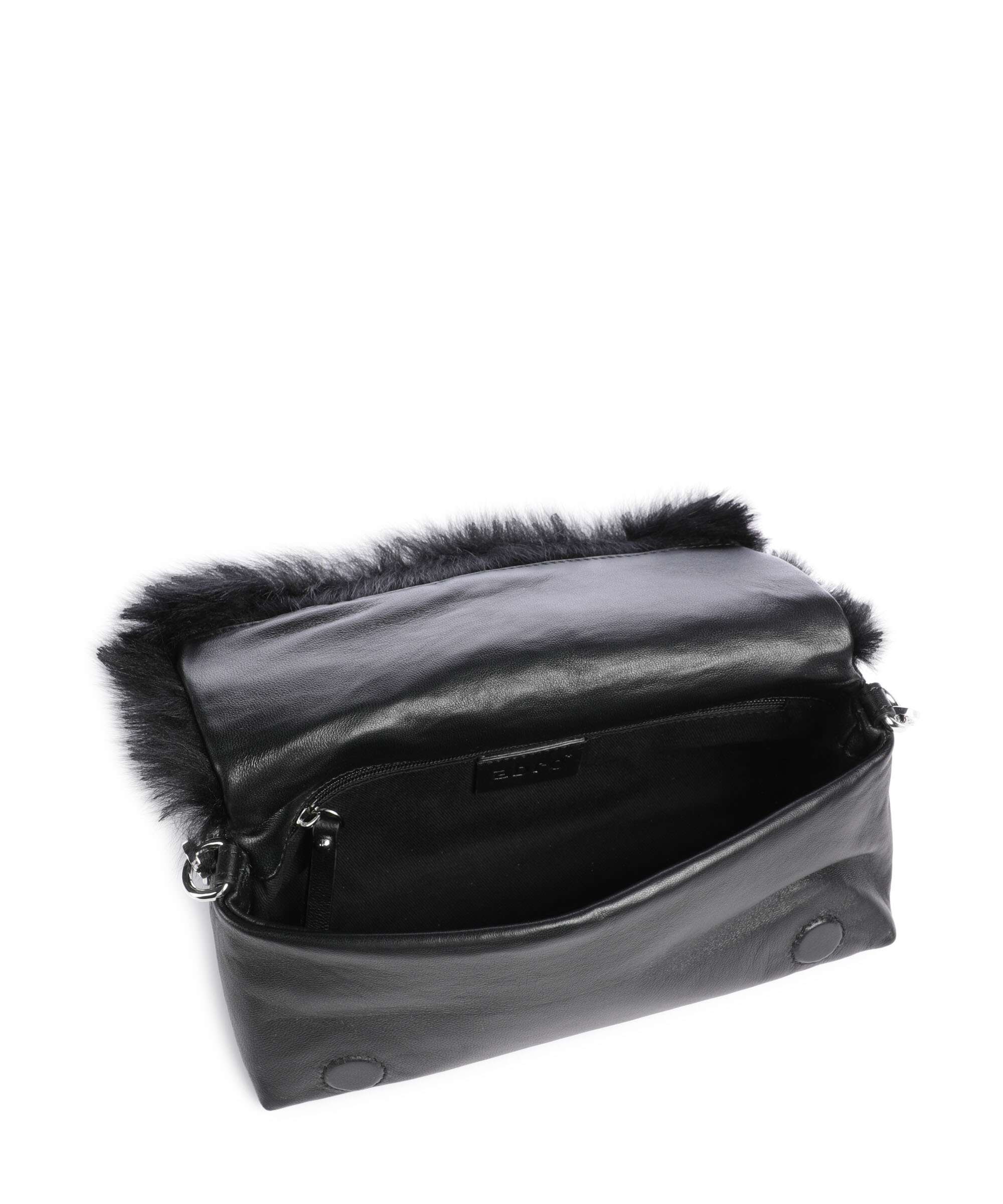 Abro Shearling Mila Torba na ramię black/nickel - Image 7