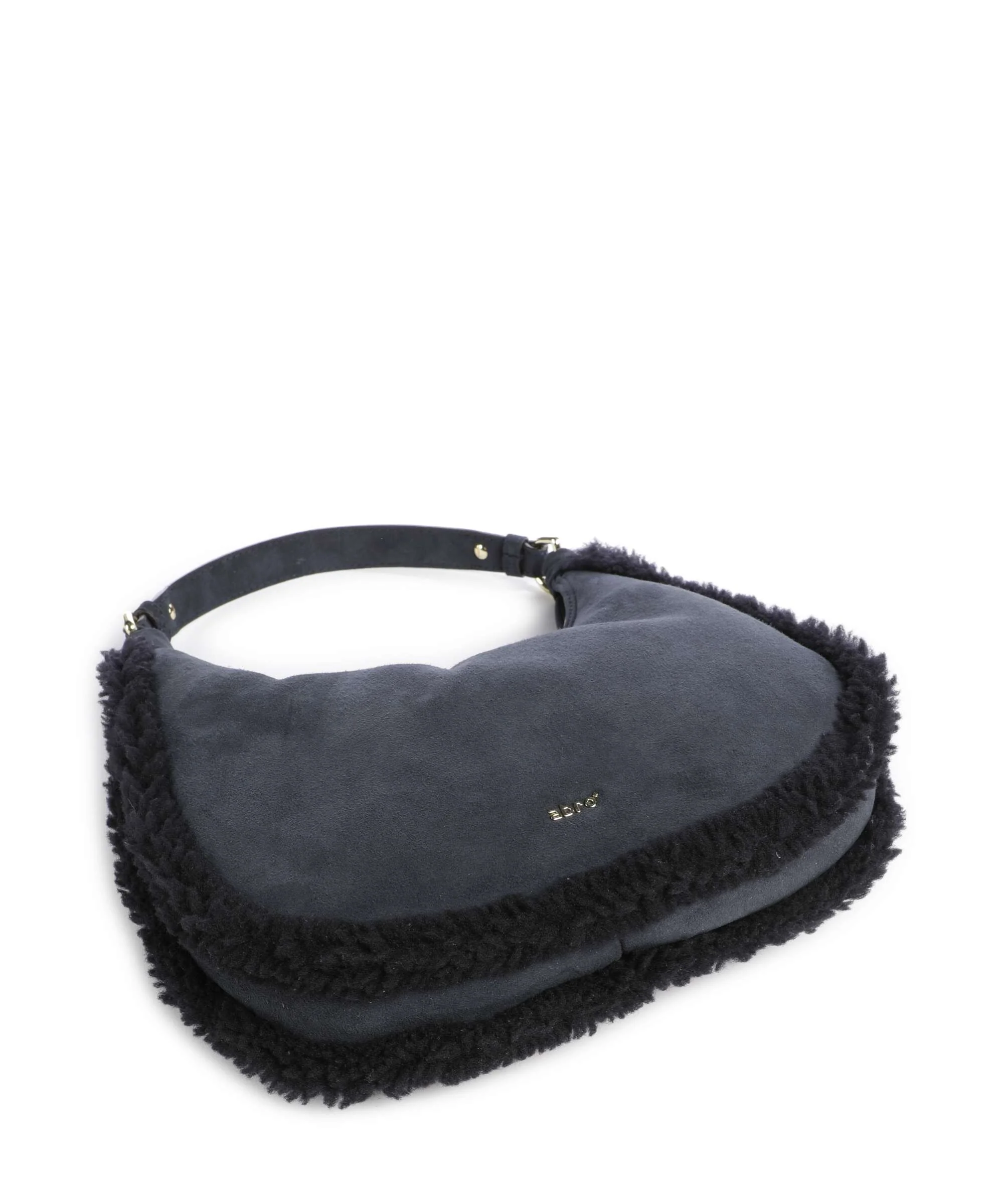 Abro Shearling Nana Mini Torba na ramię navy - Image 4
