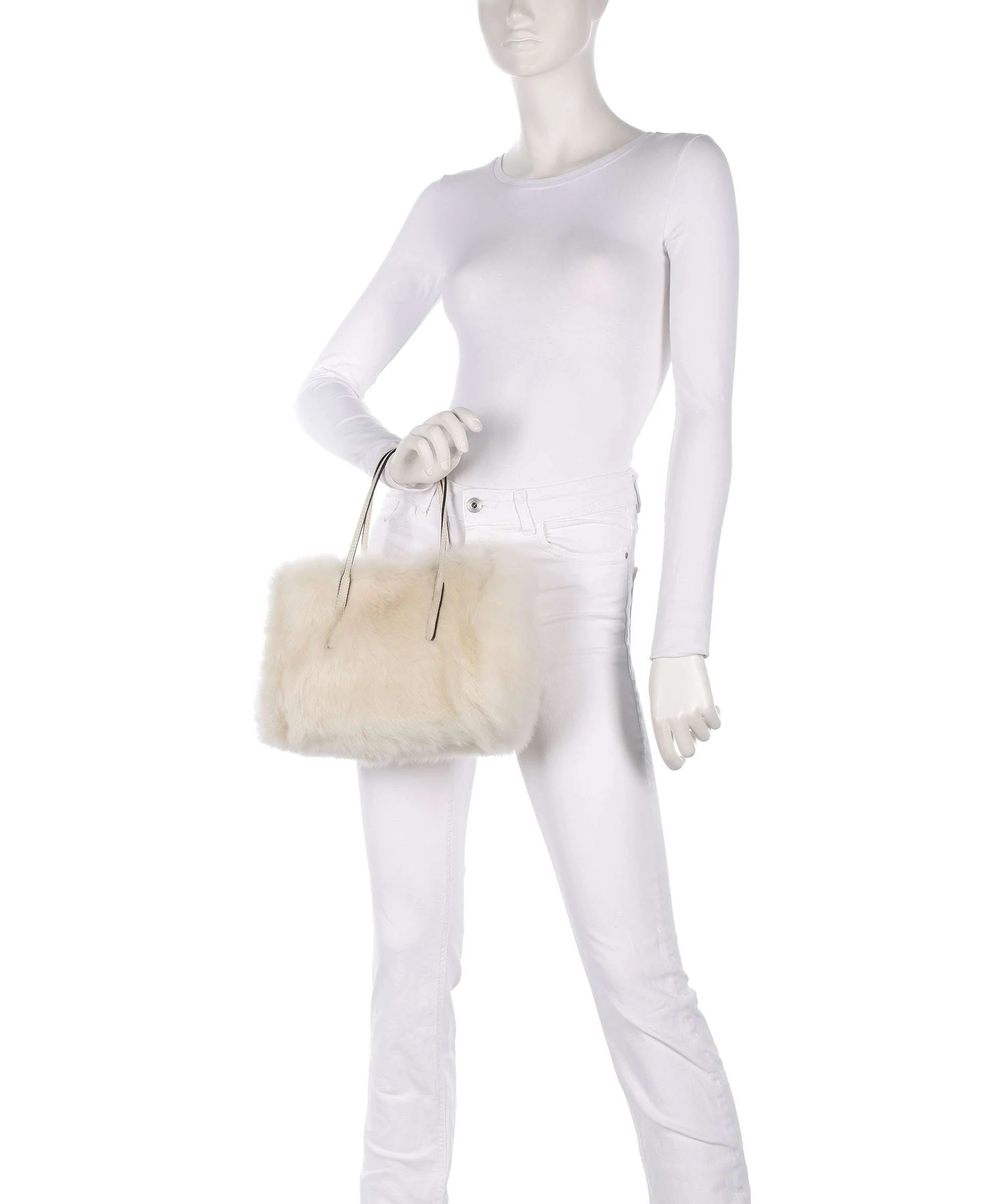 Abro Shearling Noelle Torebka beige - Image 3