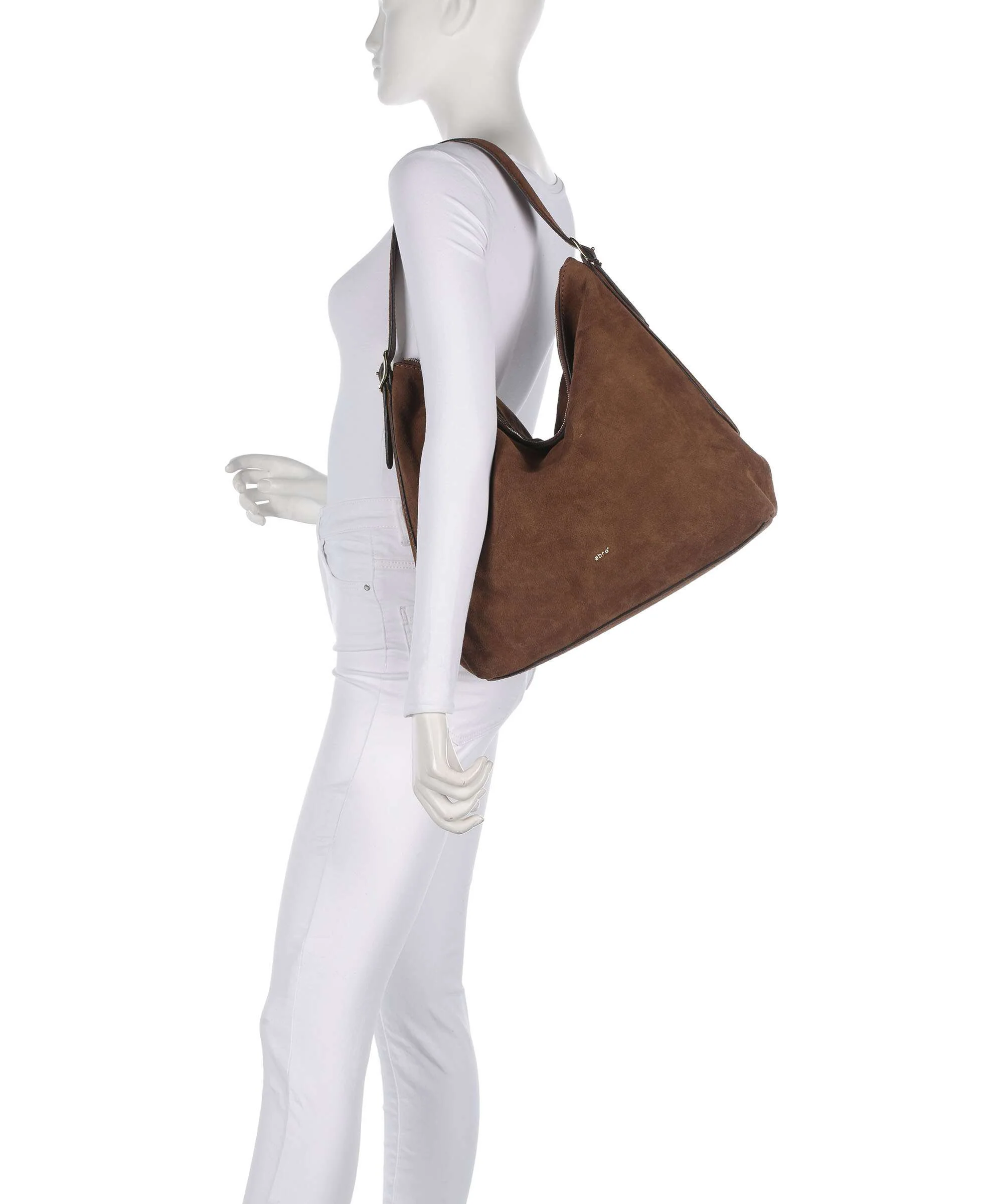 Abro Suede Carina Torebka worek wood - Image 3