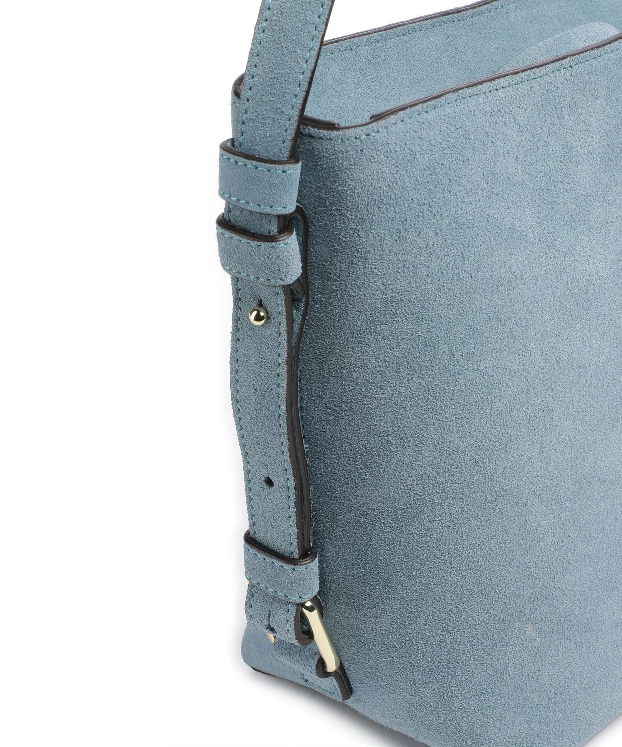 Abro Suede Cosmo Torba przez ramię sapphire - Image 6