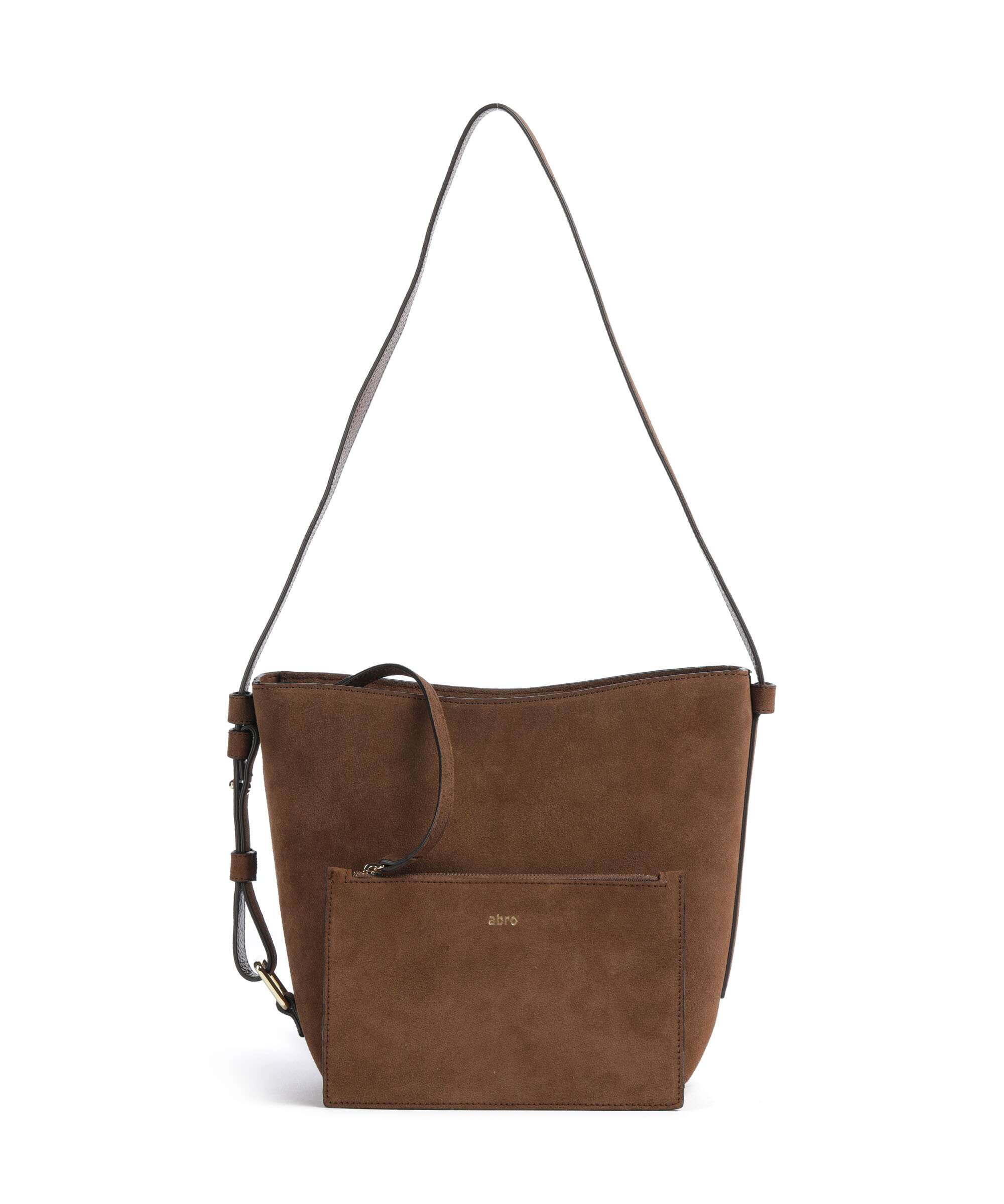 Abro Suede Cosmo Torba przez ramię wood - Image 2