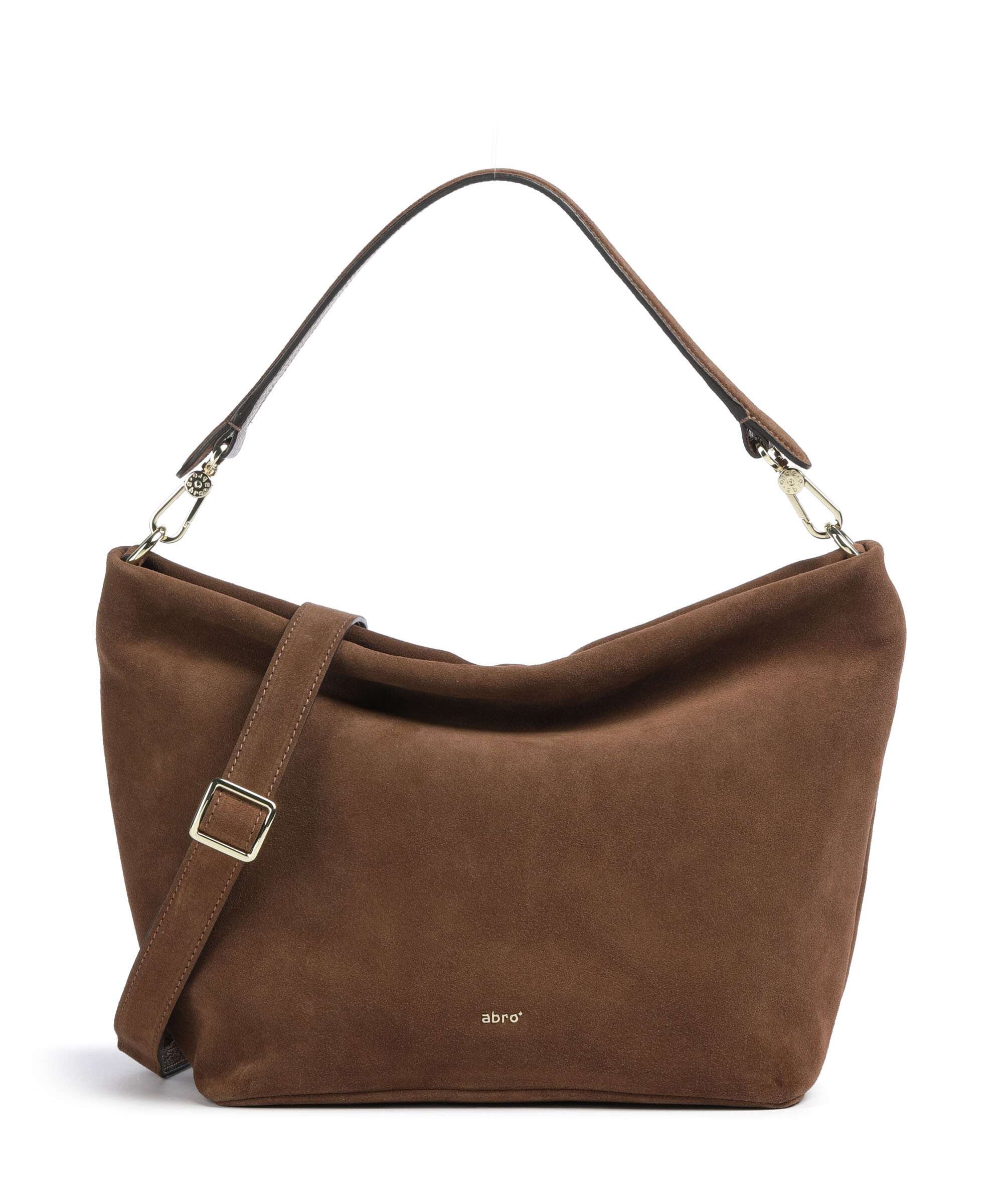 Abro Suede Ebony Torebka worek wood