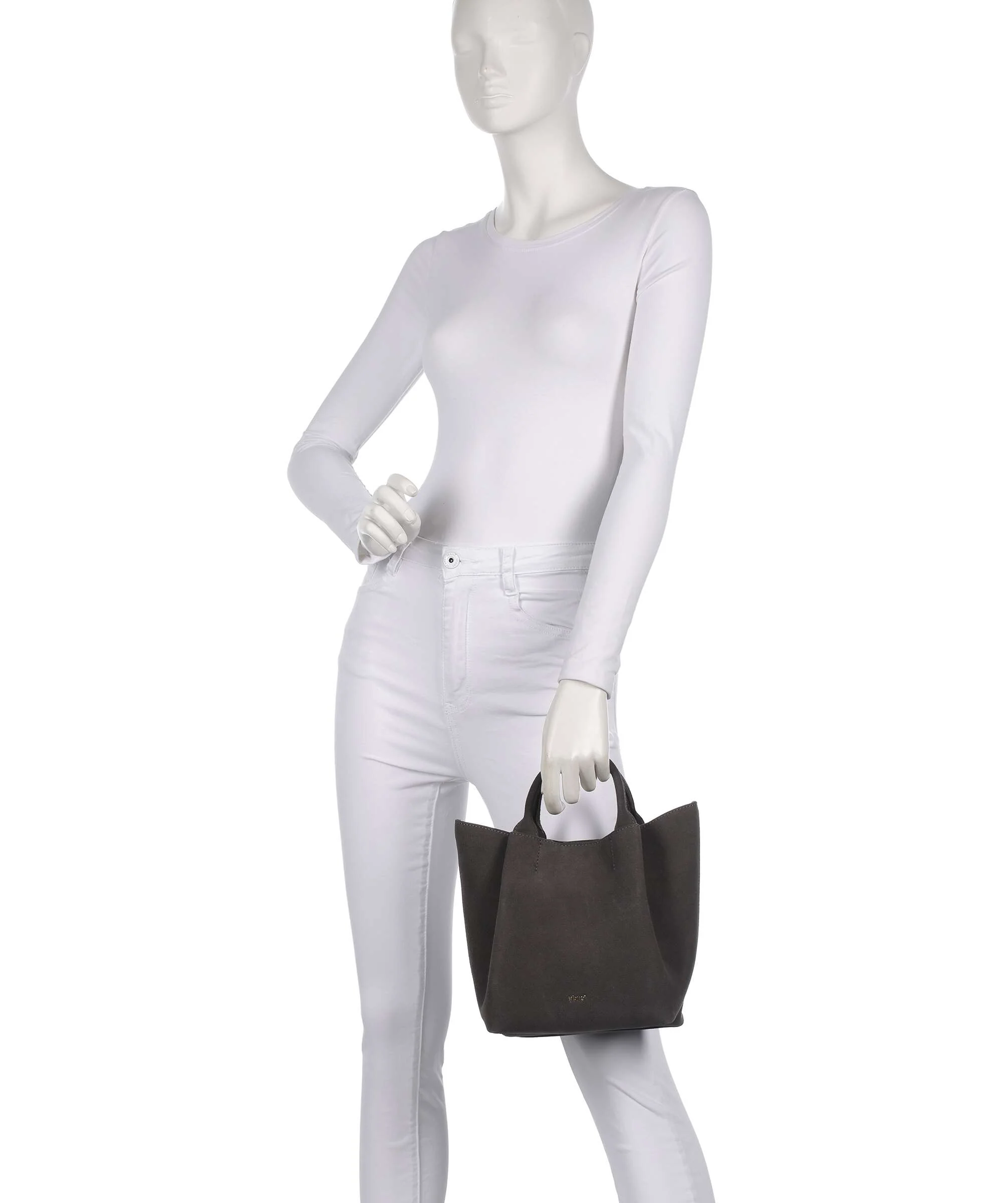 Abro Suede Essential Small Torebka grey - Image 3