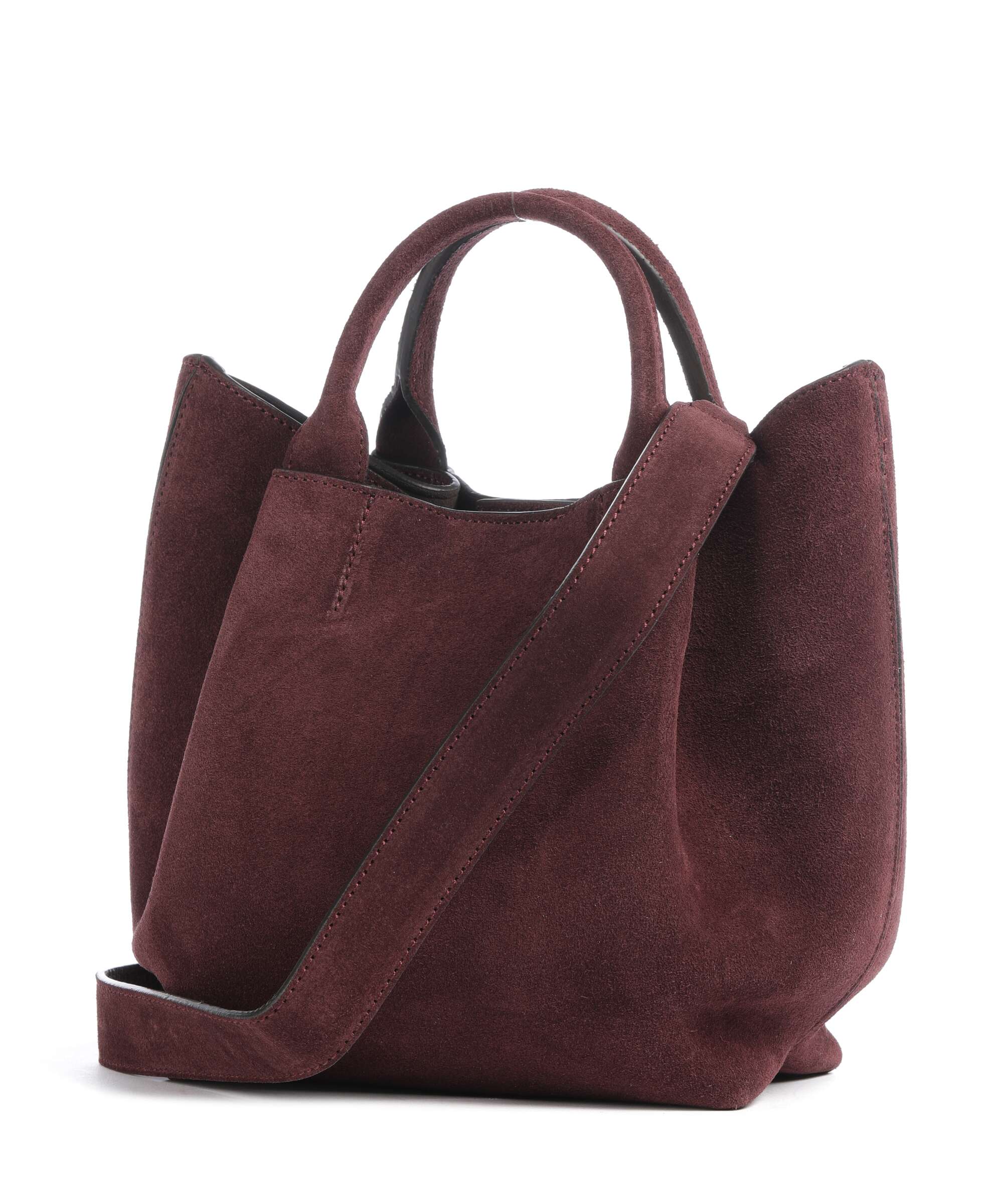 Abro Suede Essential Small Torebka burgundy - Image 4