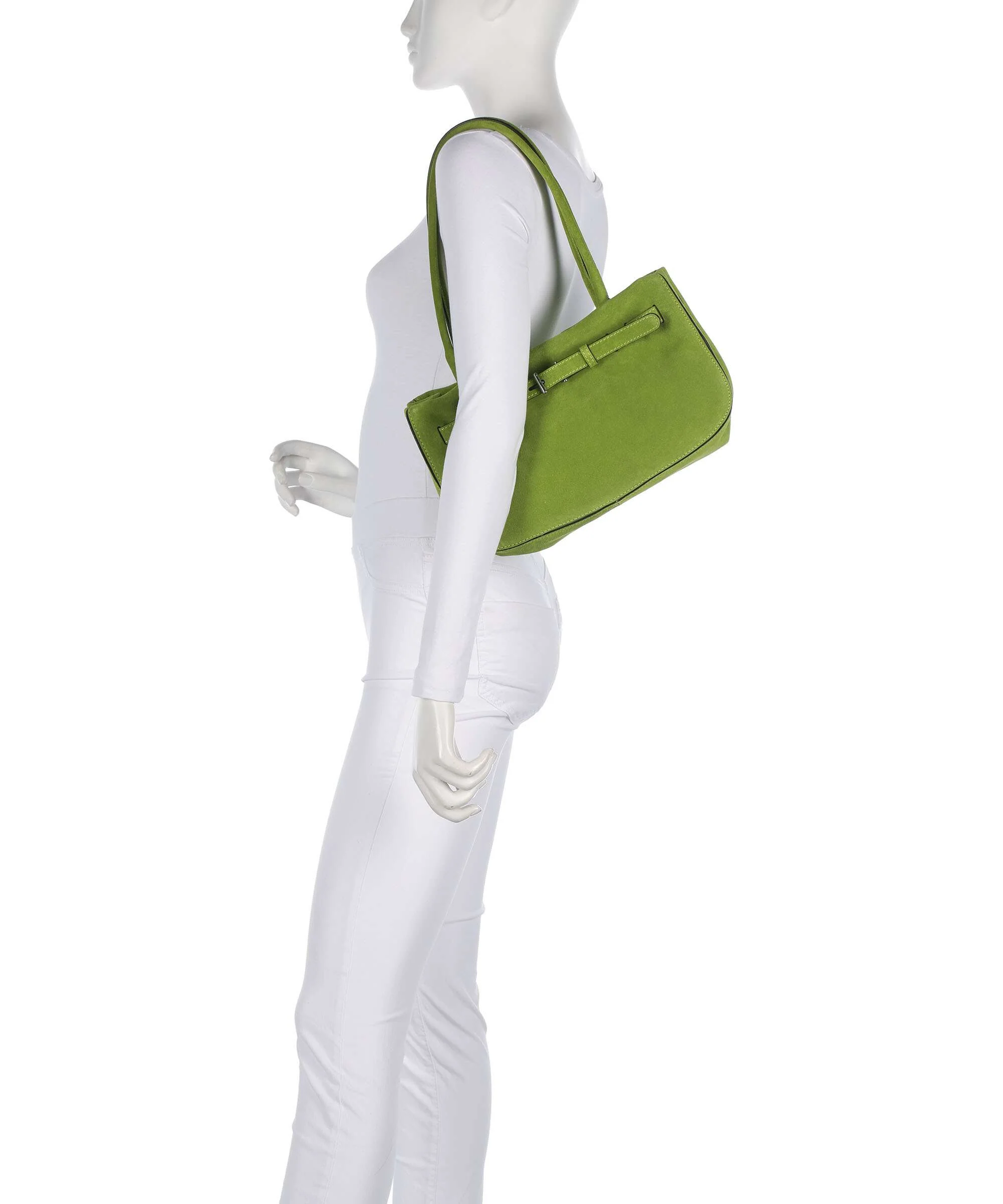 Abro Suede Jill Torba na ramię lime - Image 3