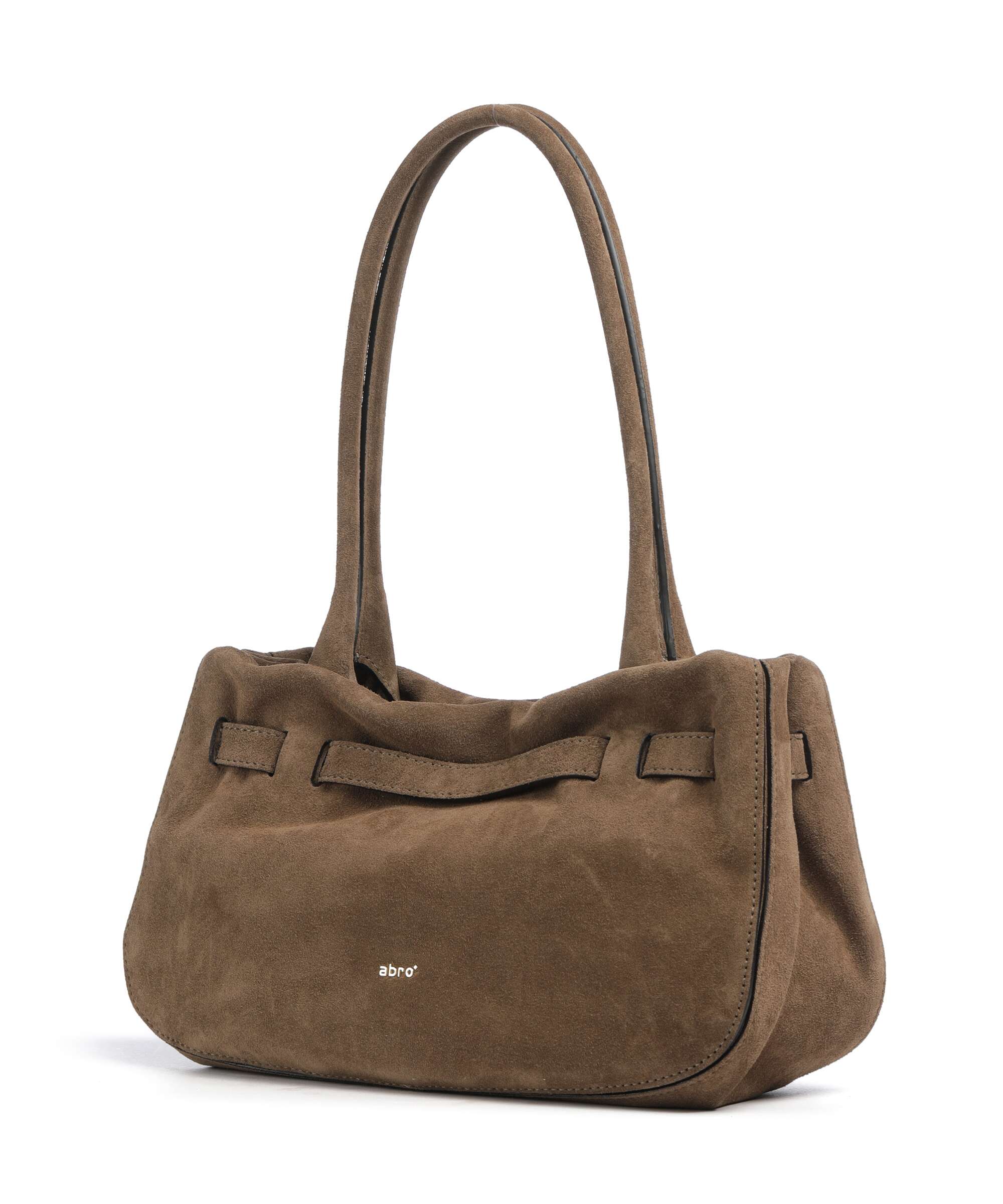 Abro Suede Jill Torba na ramię khaki - Image 2