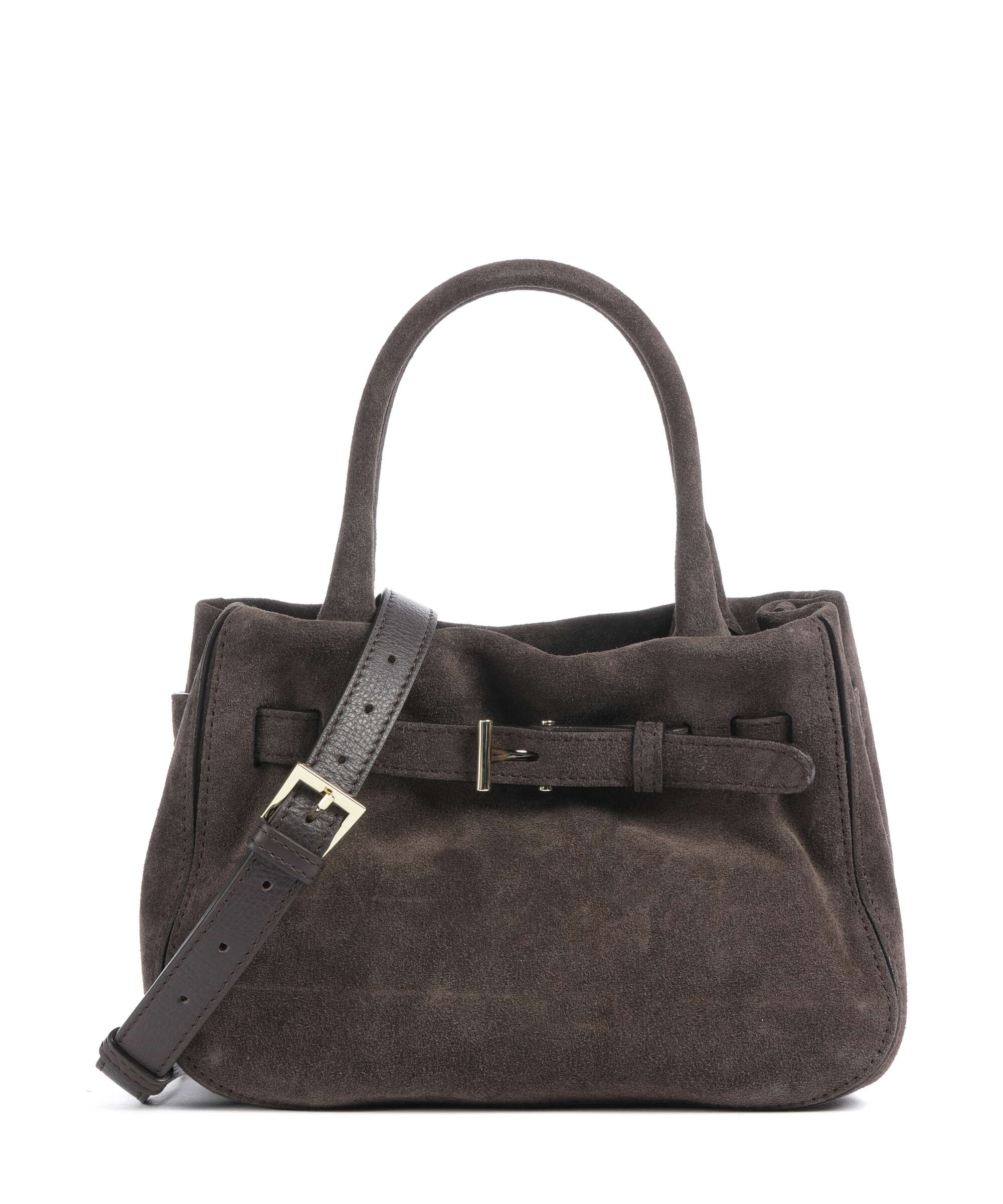 Abro Suede Jill Torebka dark brown