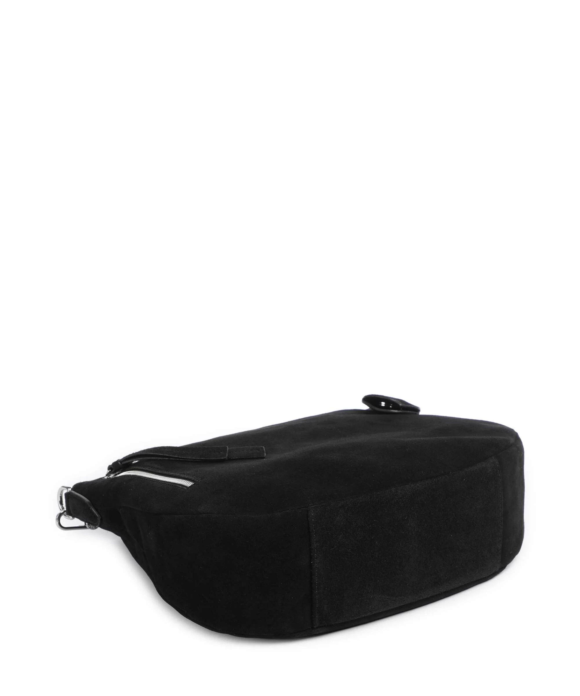Abro Suede Juna Small Torebka worek black/nickel - Image 5