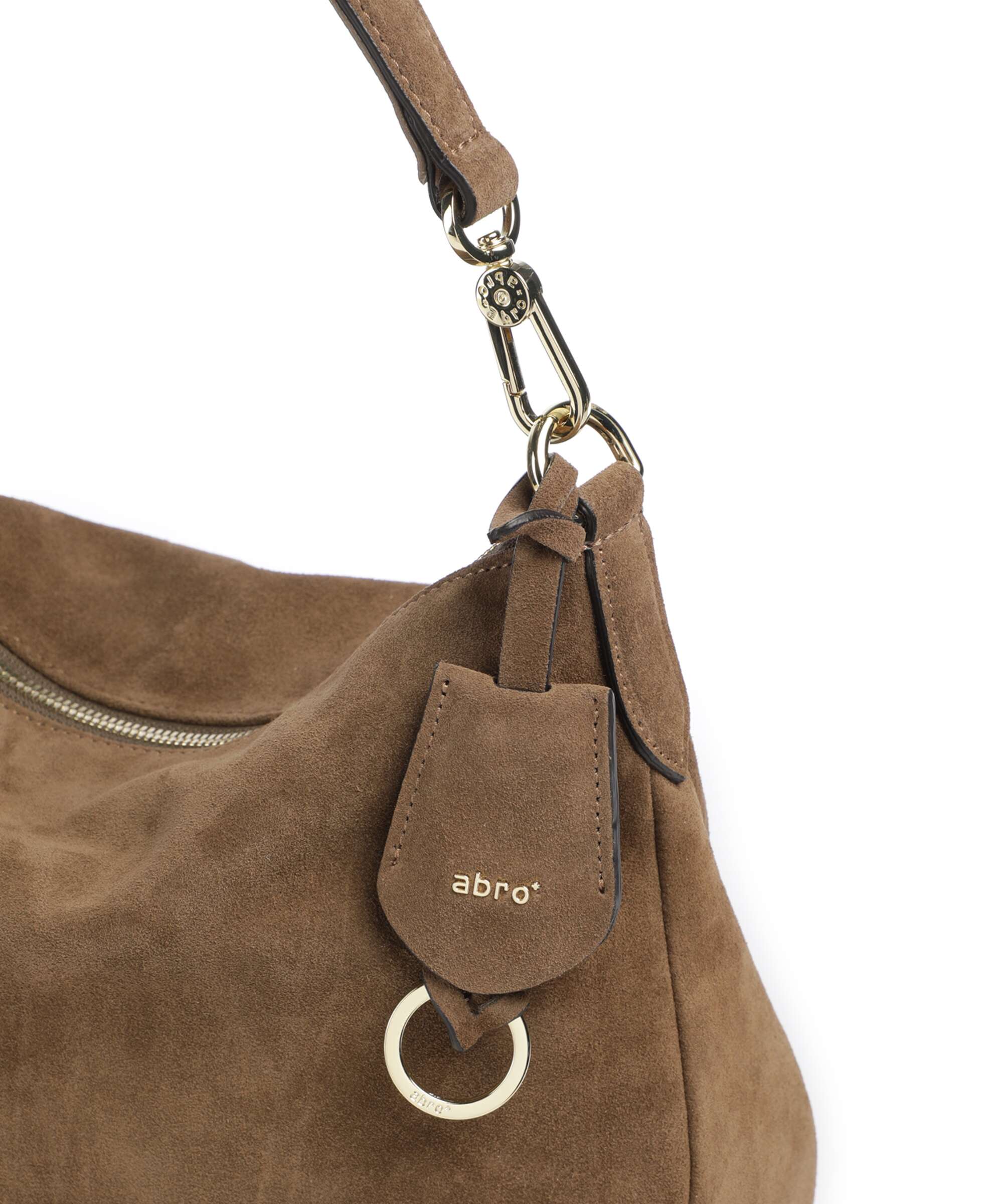 Abro Suede Juna Small Torebka worek khaki - Image 4