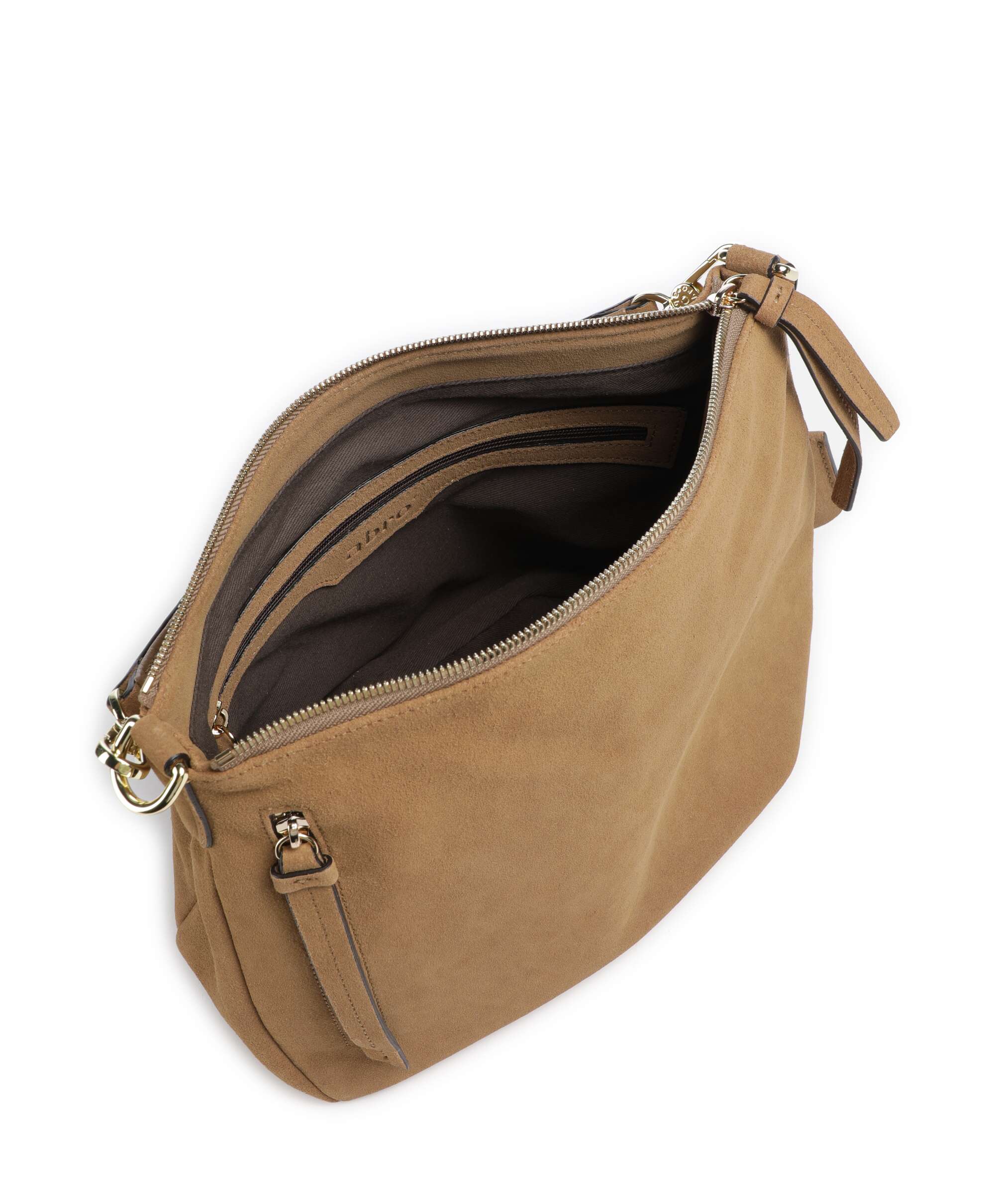 Abro Suede Juna Small Torebka worek cappuccino - Image 6