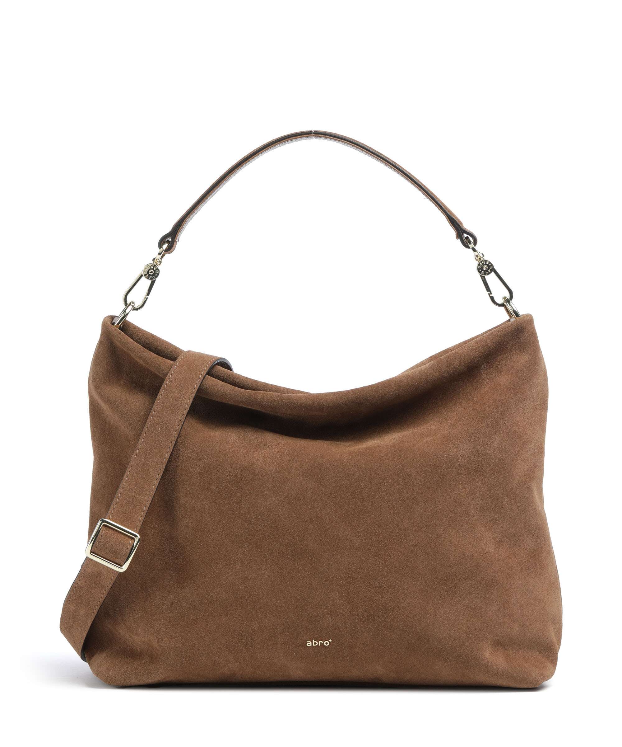 Abro Suede Kaia Torebka worek camel