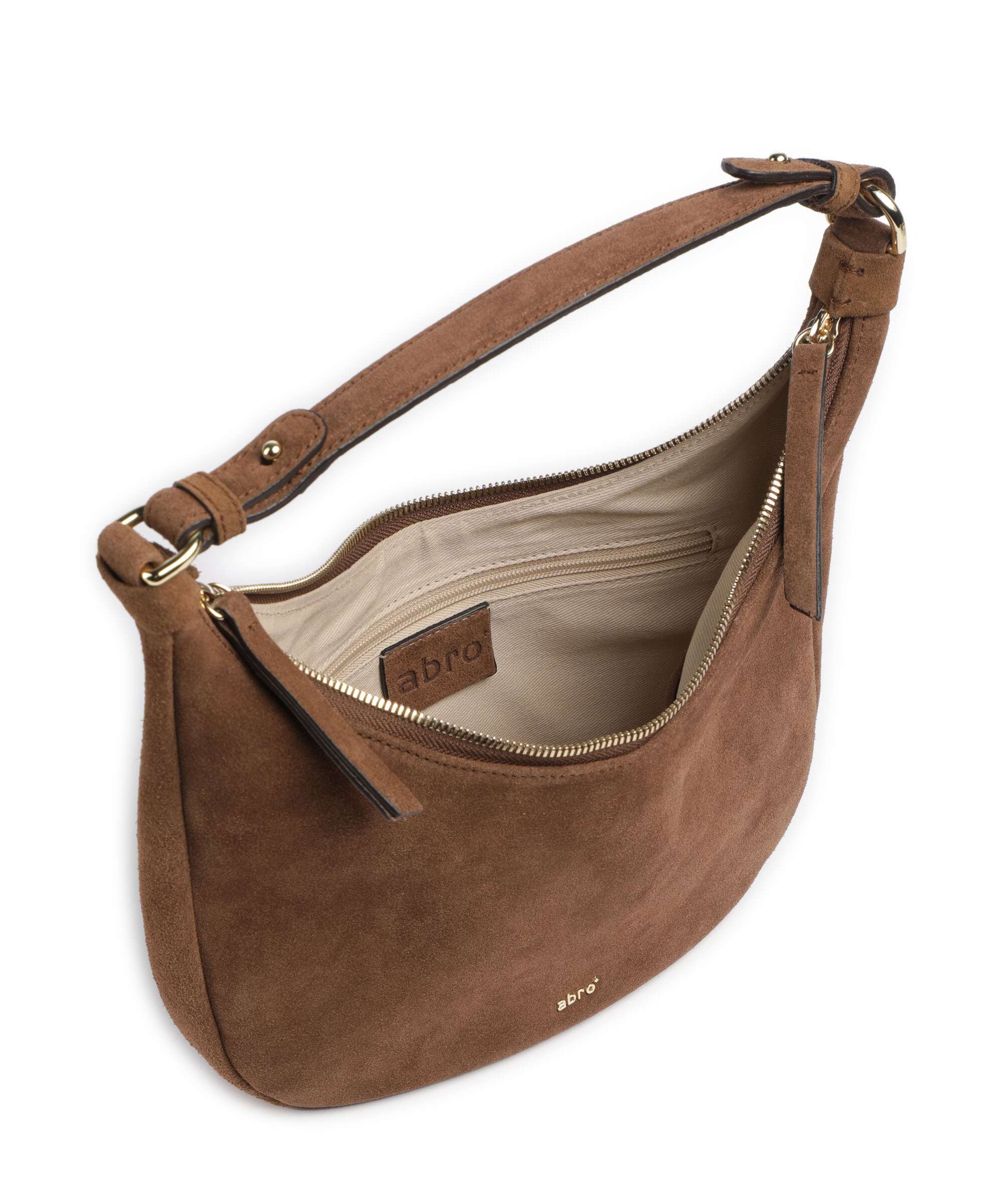 Abro Suede Nana Mini Torebka worek wood - Image 5