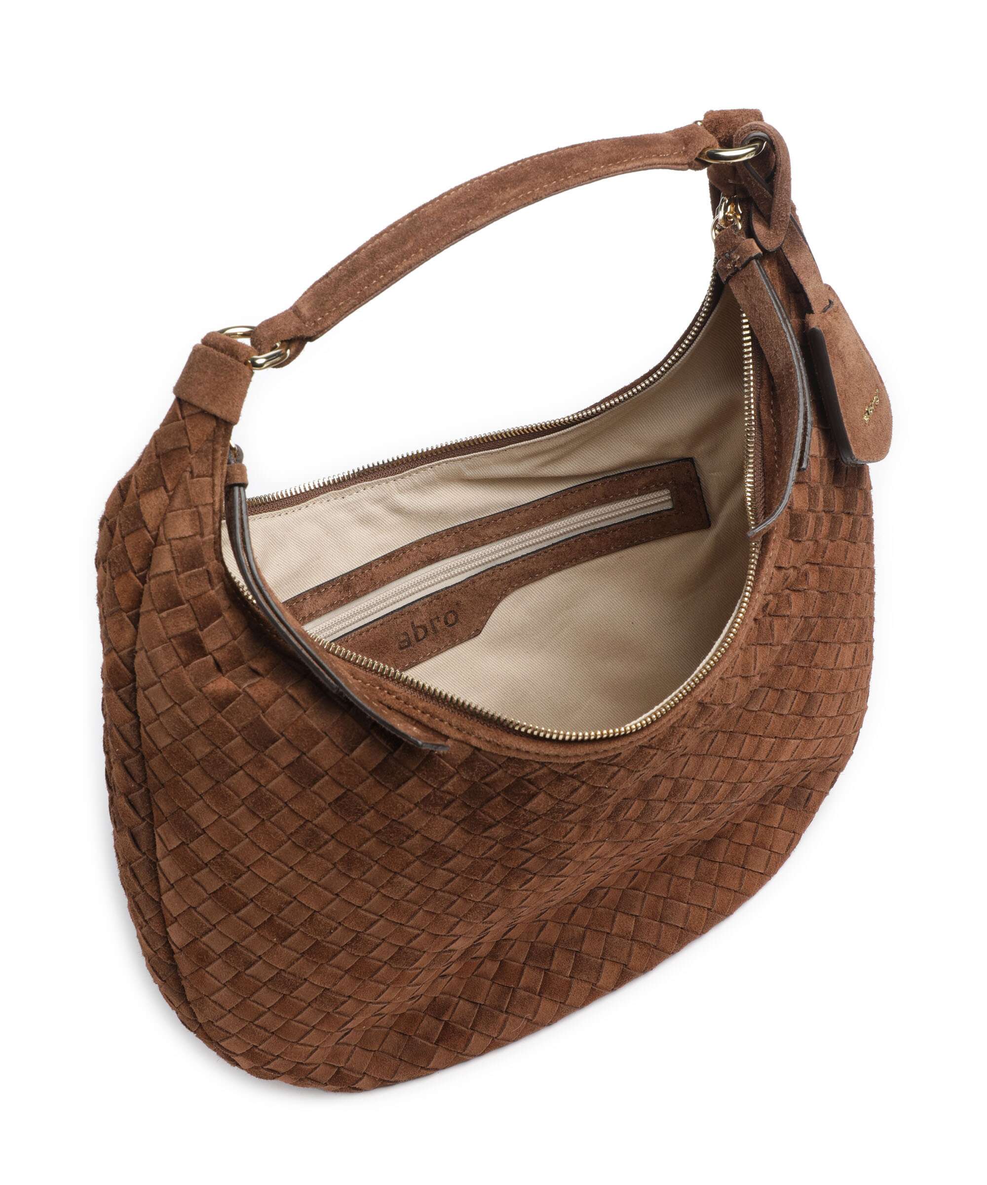 Abro Suede Nana Small Torebka worek wood - Image 6