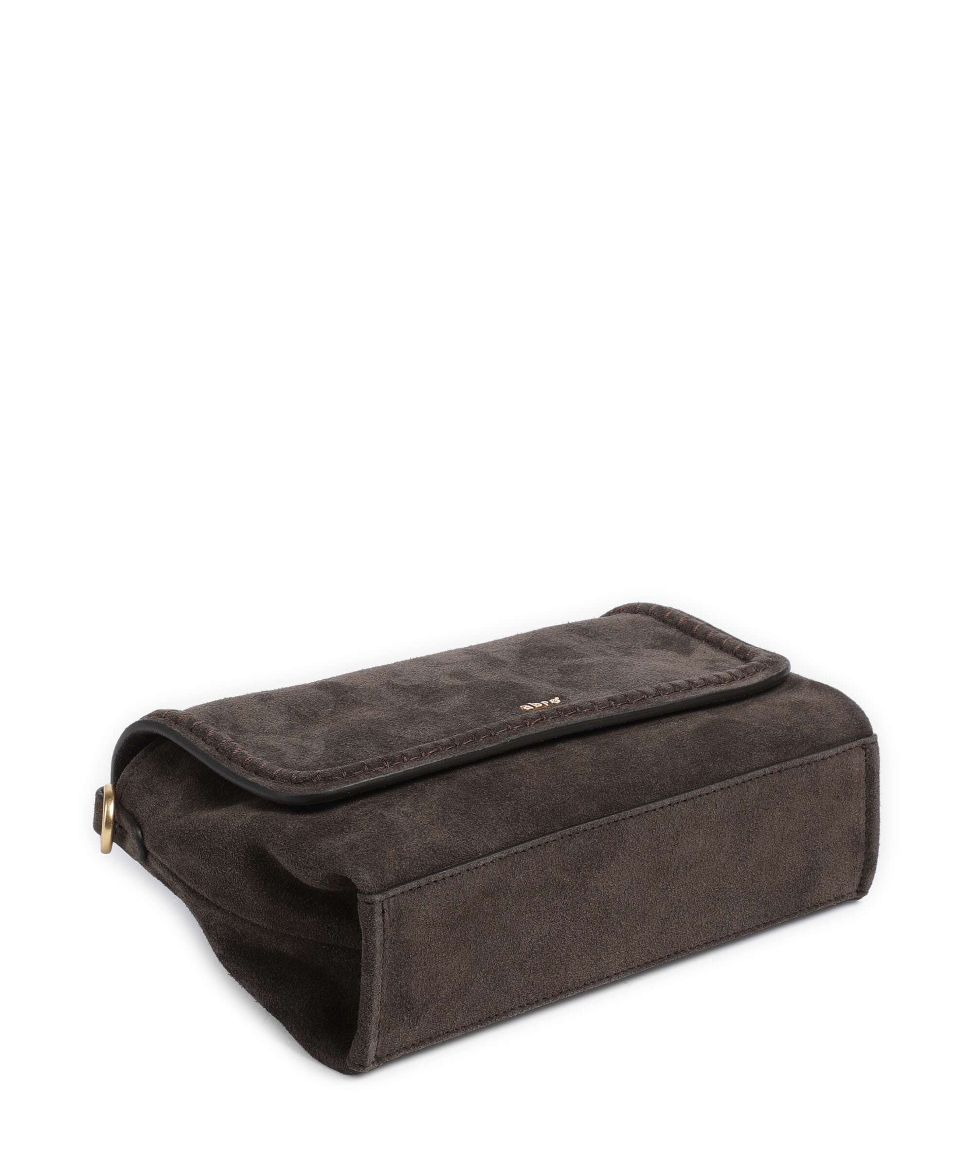 Abro Suede Signature Torba na ramię dark brown - Image 5