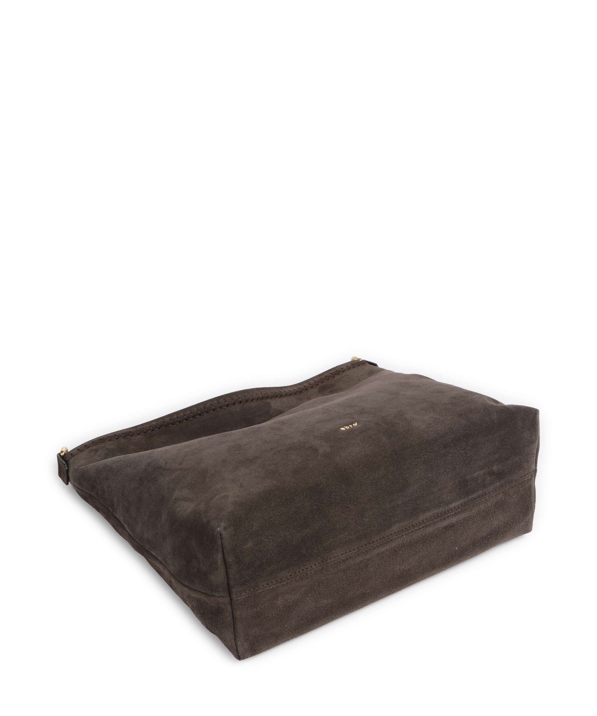 Abro Suede Signature Torebka worek dark brown - Image 5