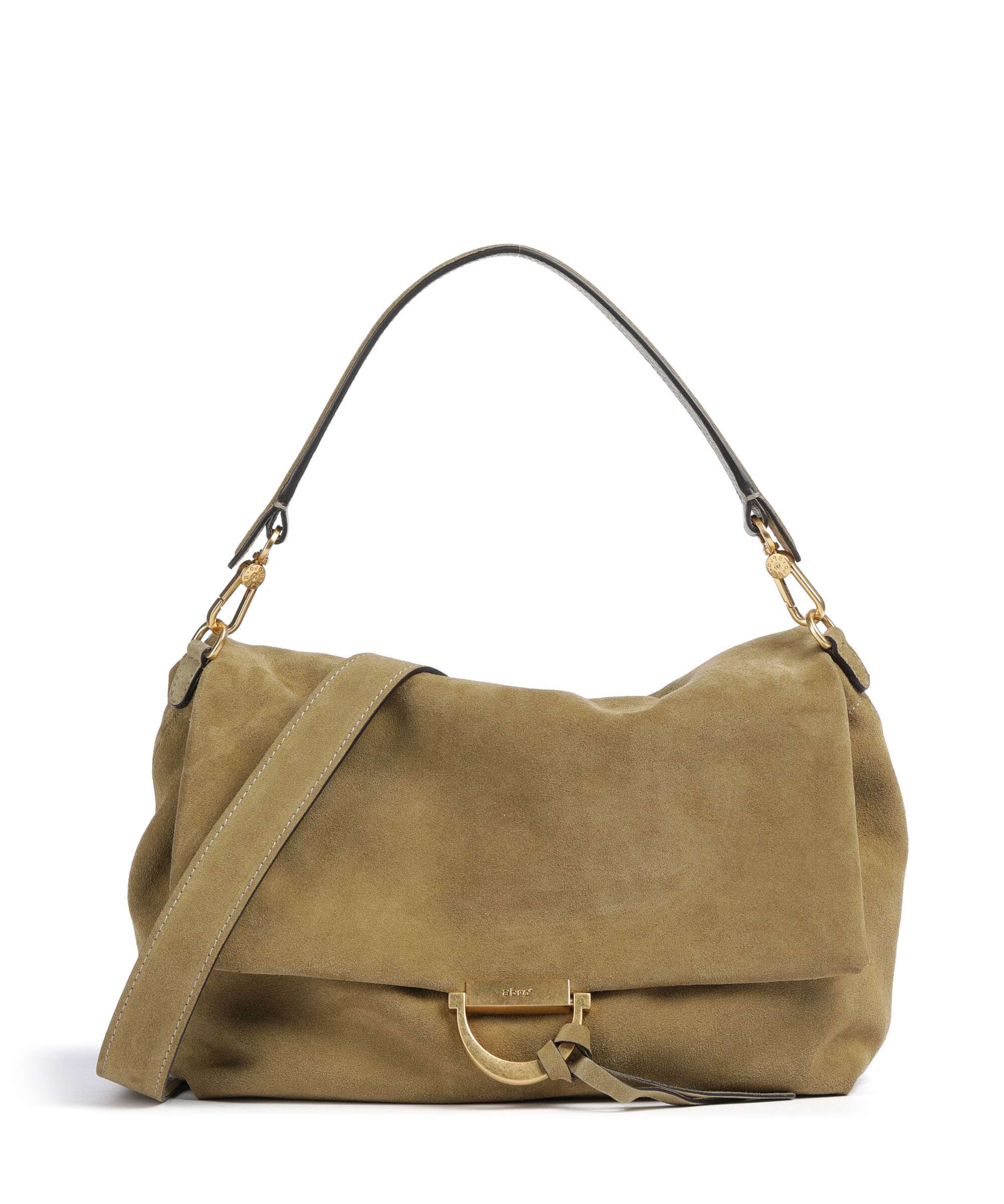 Abro Suede Temi Large Torba na ramię mud