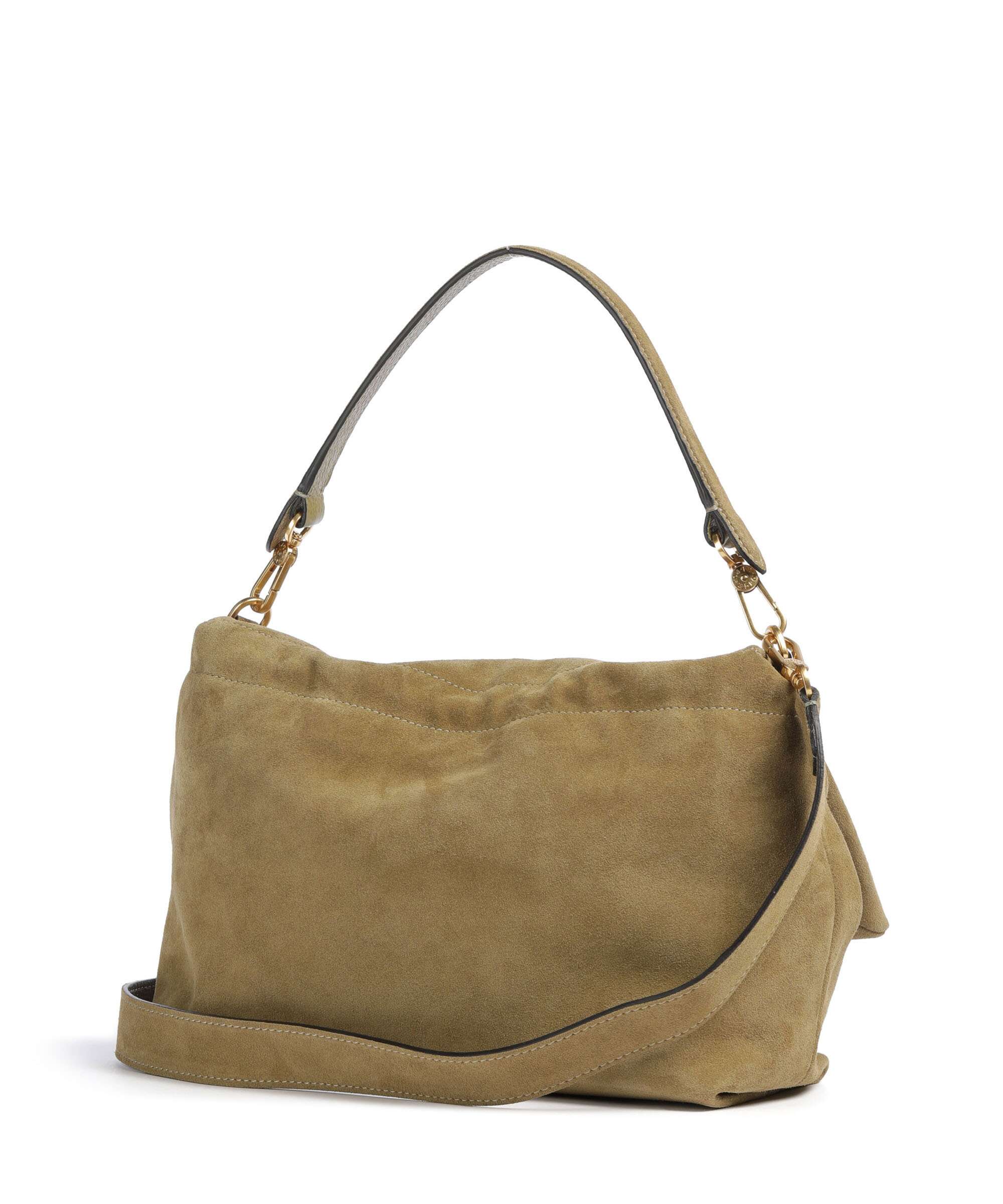 Abro Suede Temi Large Torba na ramię mud - Image 2
