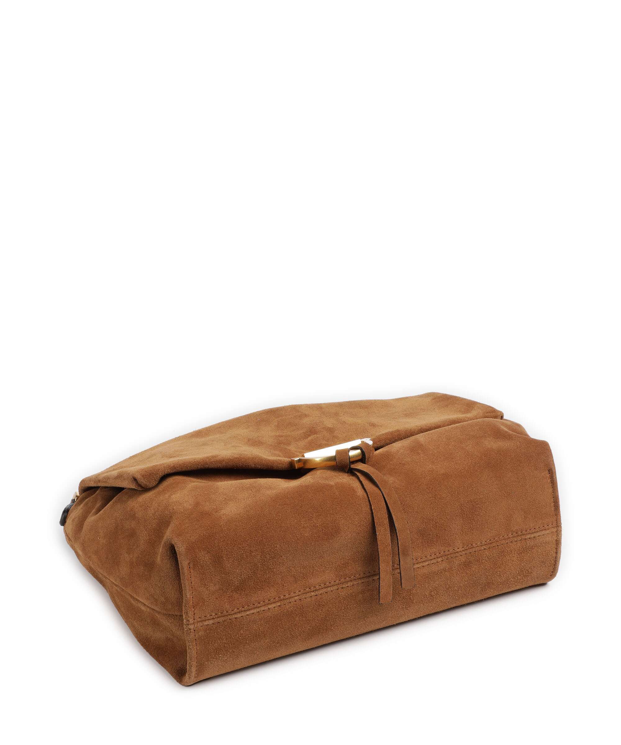 Abro Suede Temi Large Torba na ramię cuoio - Image 5