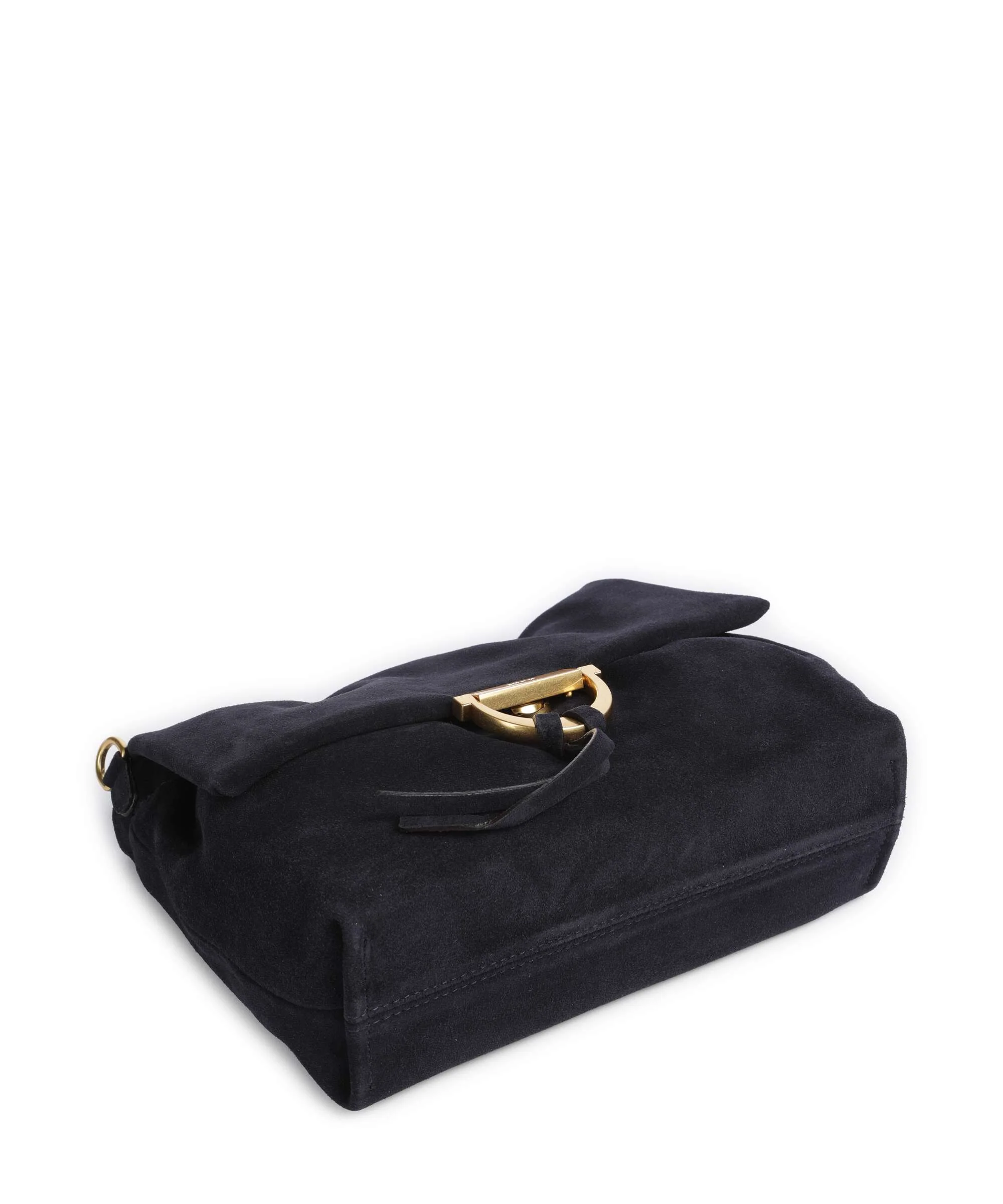 Abro Suede Temi Medium Torba na ramię navy - Image 5