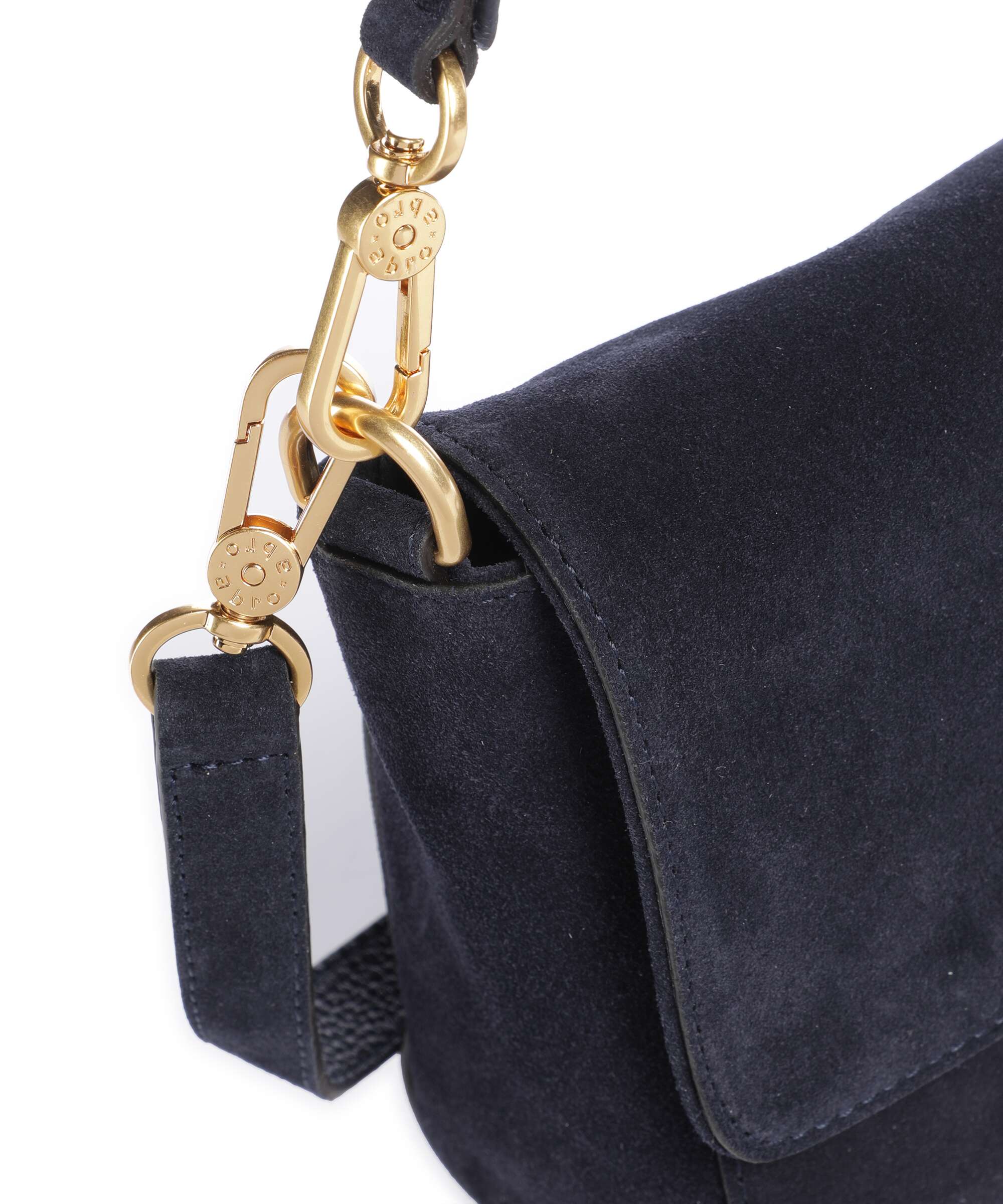 Abro Suede Temi Torba na ramię navy - Image 5