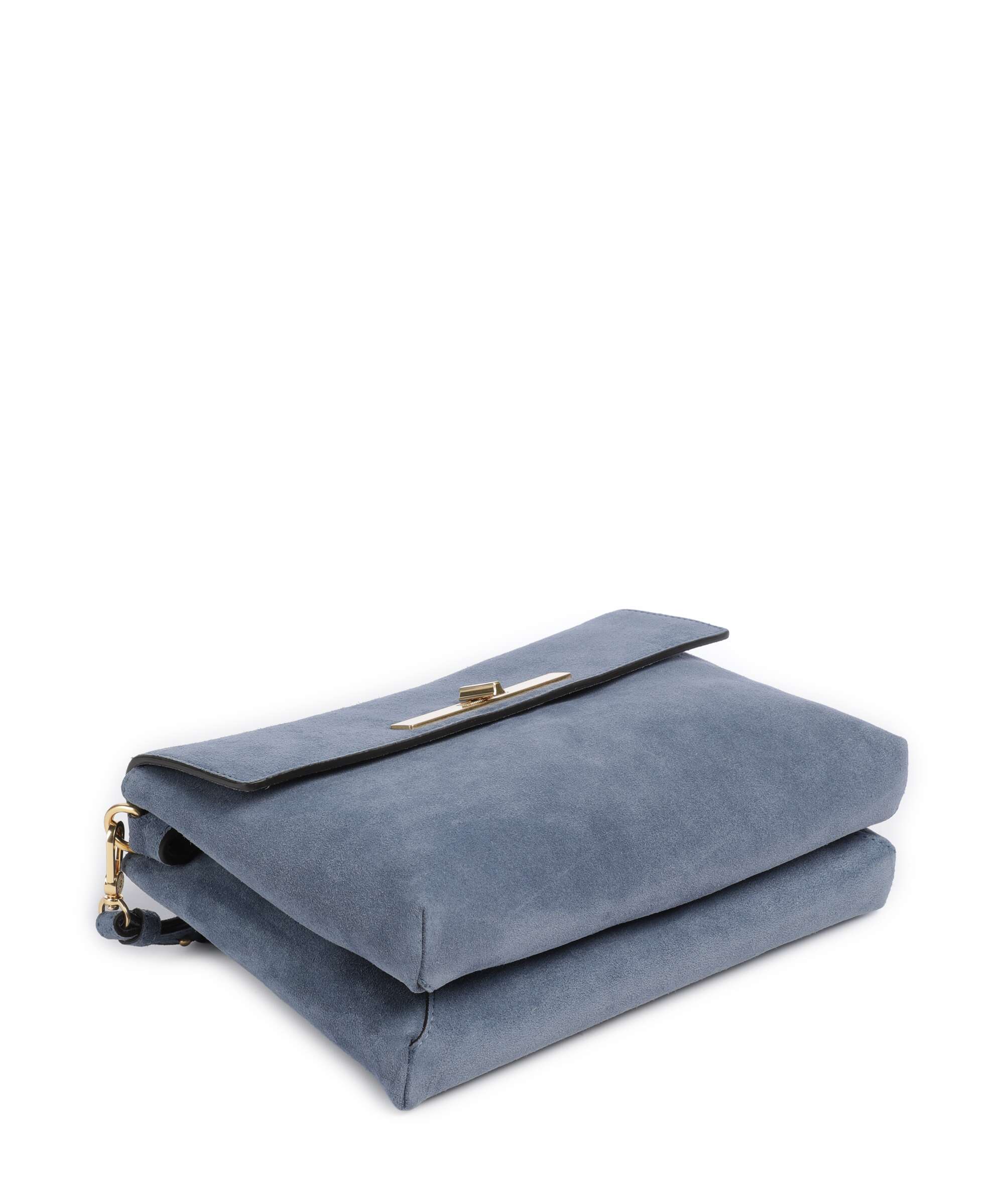 Abro Suede Twist Torba na ramię jeans - Image 4