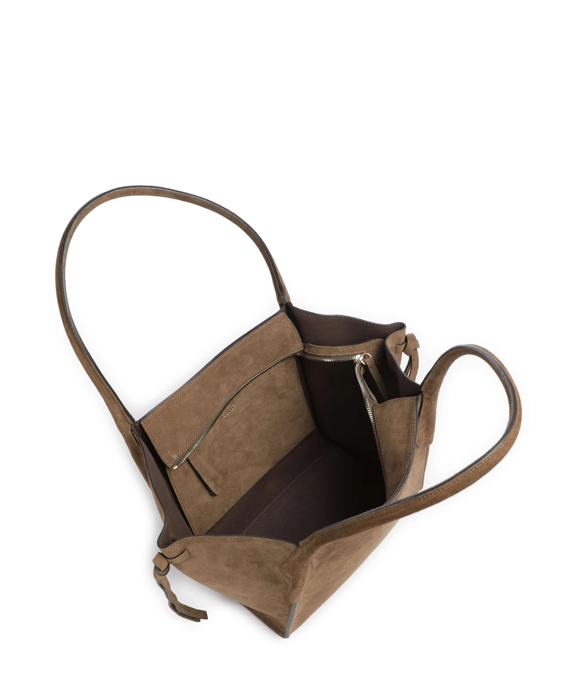 Abro Suede Vibe Small Torba na ramię khaki - Image 5