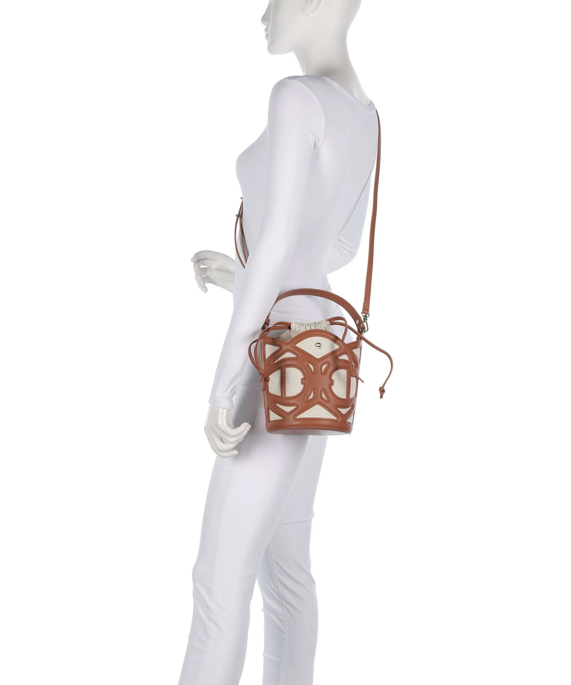 Aigner Azzurra S Torebka worek cognac brown - Image 3