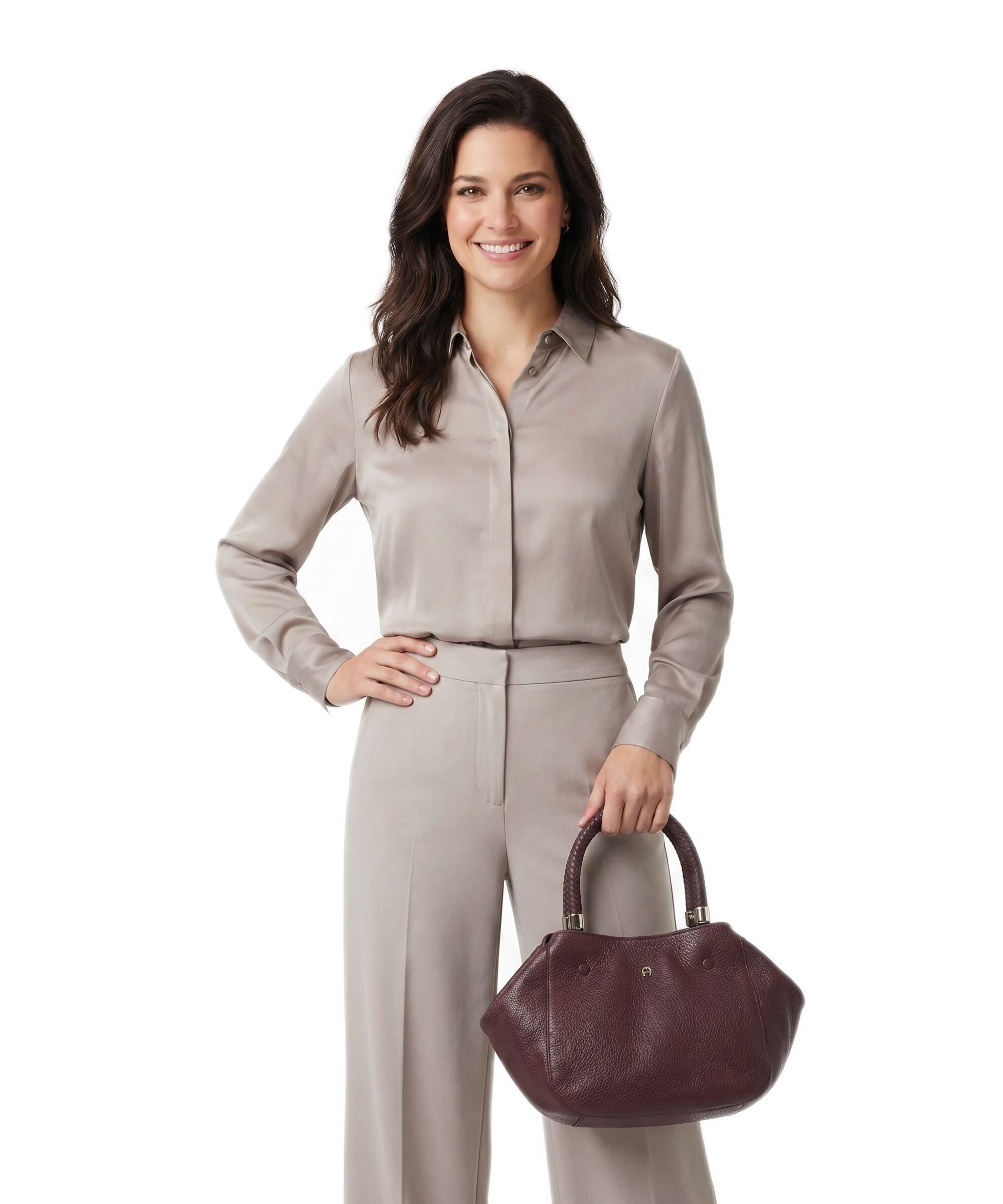Aigner Carré Soft M Torebka port red - Image 3