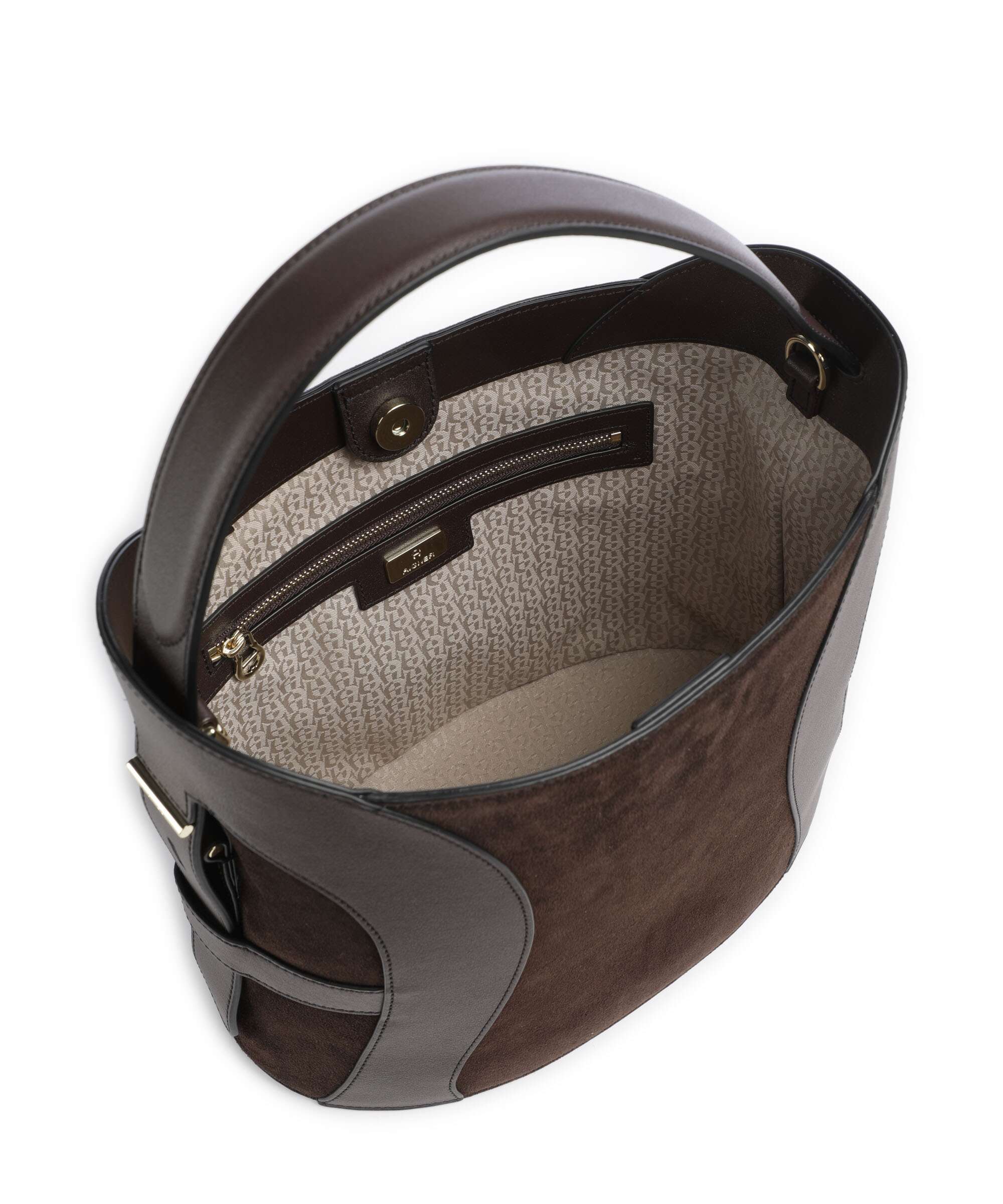 Aigner Deborah M Torebka worek soil brown - Image 6