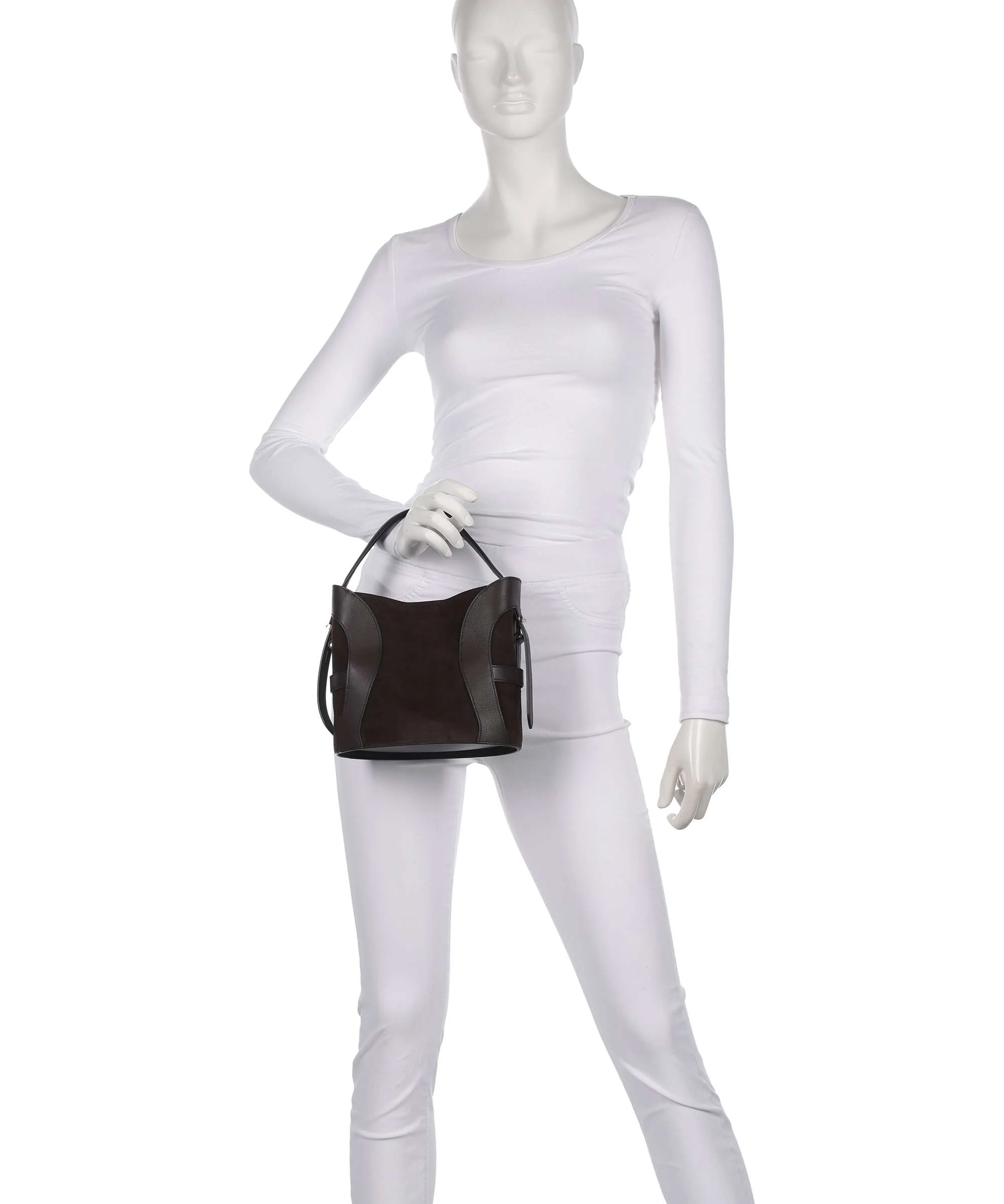 Aigner Deborah S Torebka worek soil brown - Image 3