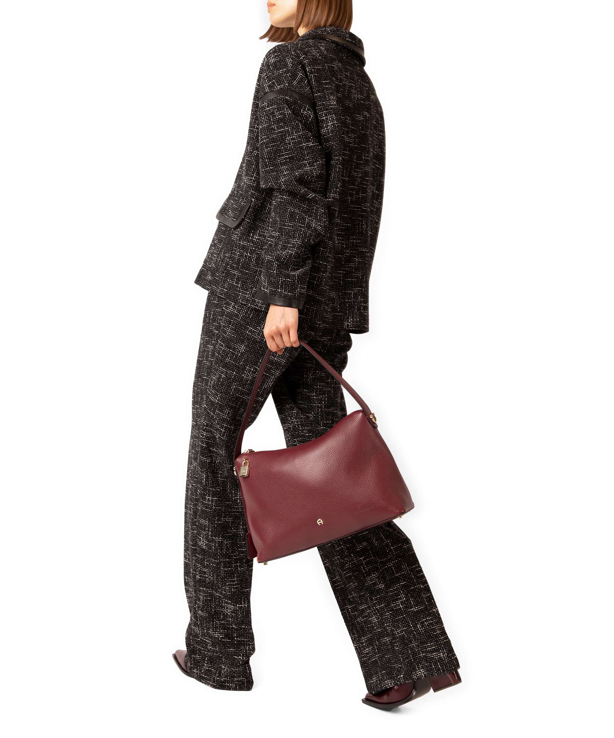 Aigner Delia M Torebka worek burgundy - Image 3