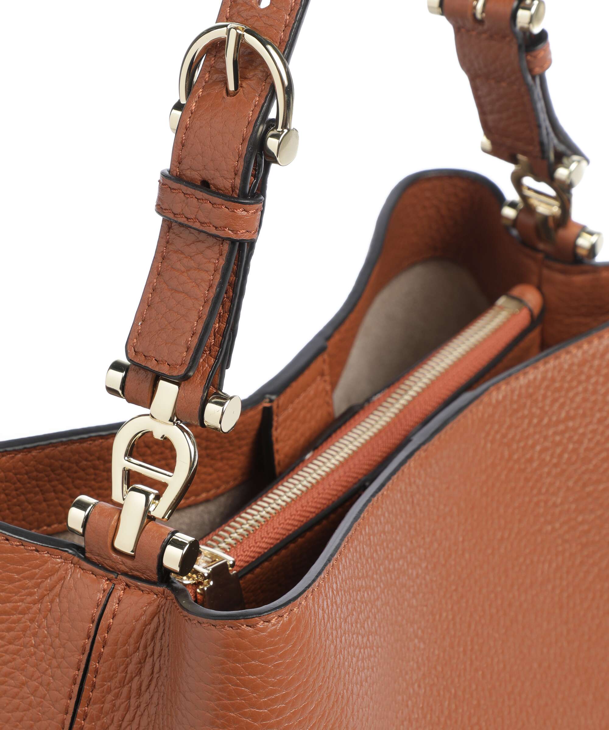 Aigner Delia M Torebka worek cognac brown - Image 4