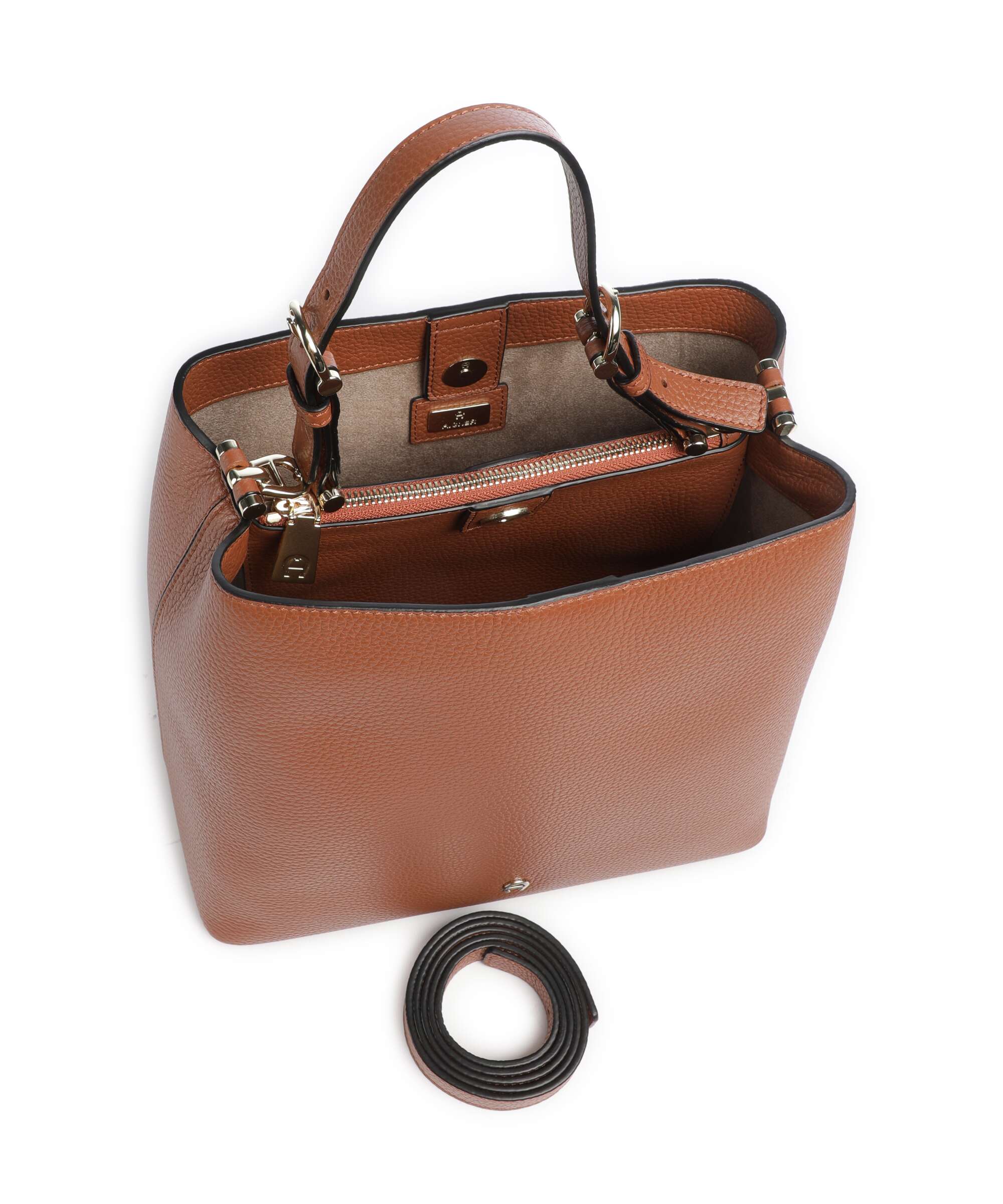 Aigner Delia M Torebka worek cognac brown - Image 6