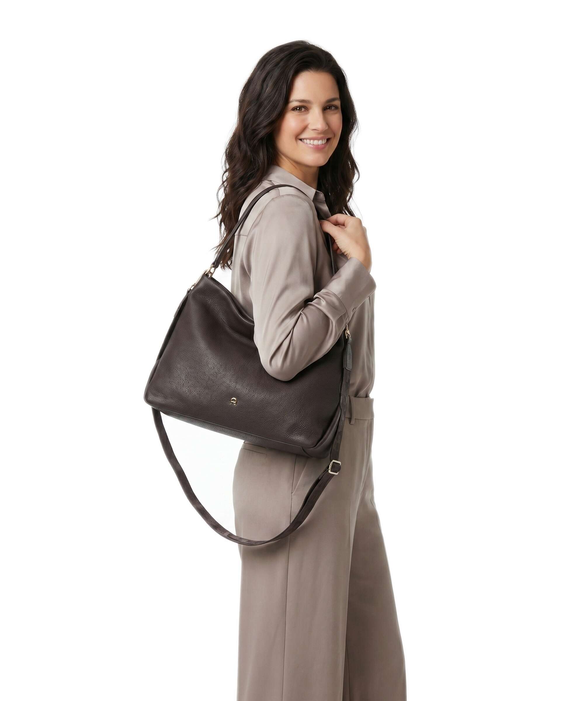 Aigner Paola M Torebka worek soil brown - Image 3